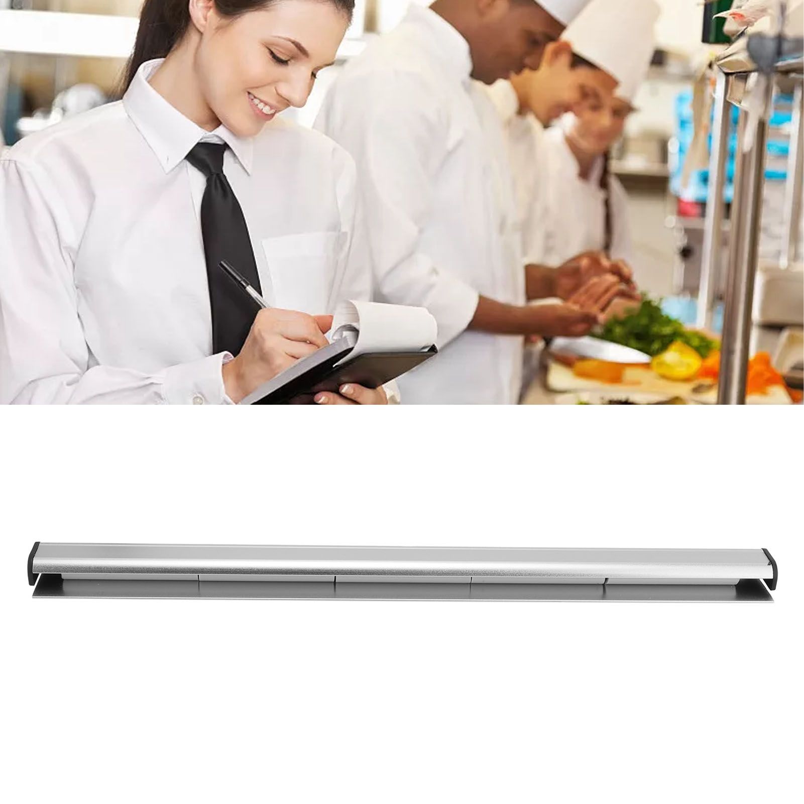 Kitchen Order Holder Aluminum Wall Hanging A4 A3 Paper Receipt Ticket Rack view 11