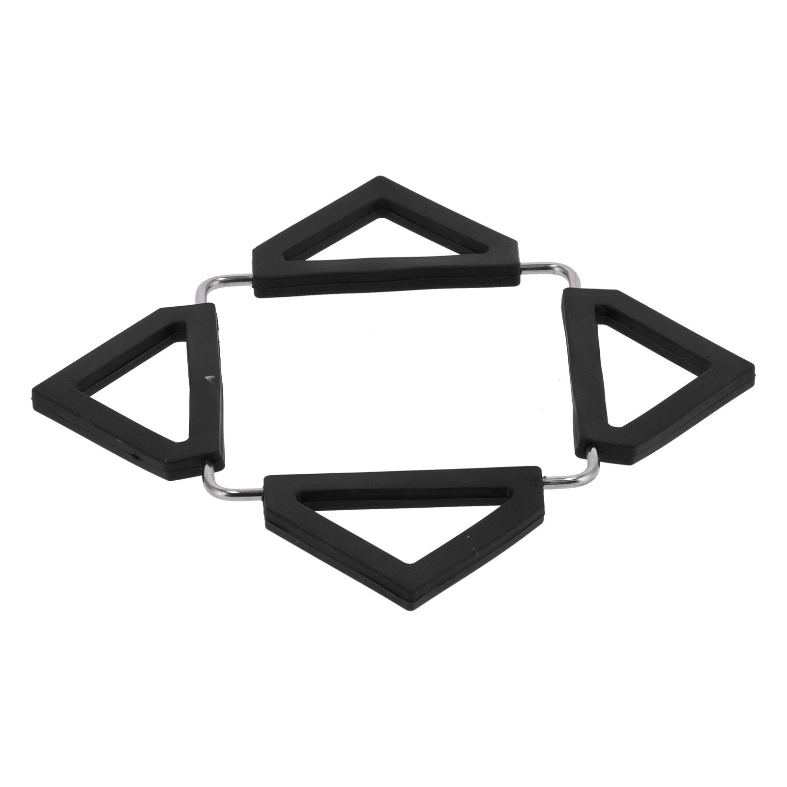 Silicone Trivet Mat Stainless Steel Hot Pot Holder NonSlip Coasters Heat view 10
