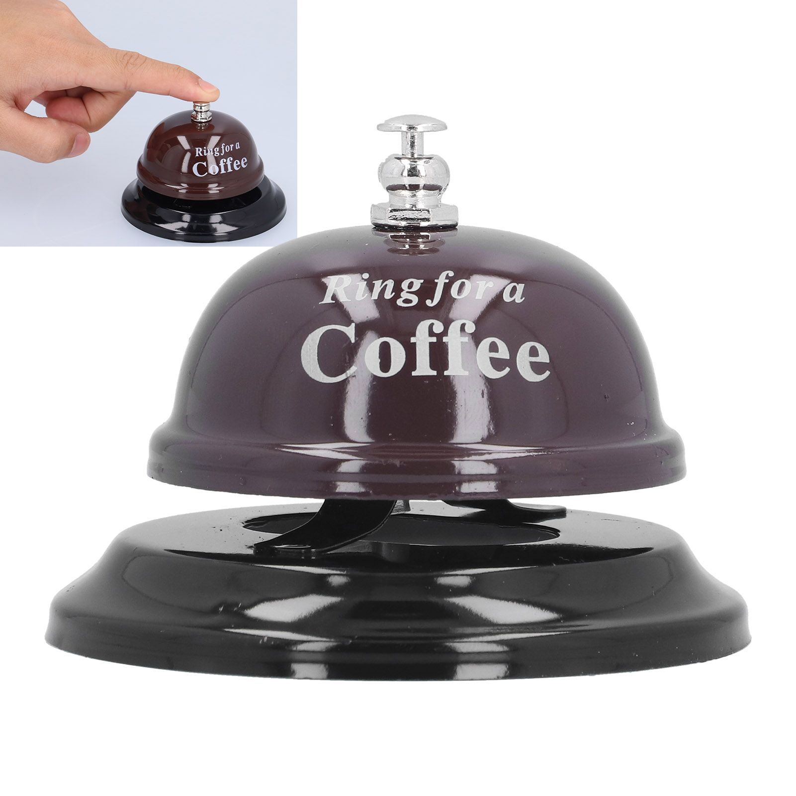 Restaurant Call Bell with Anti Slip Base Manual Meeting Bar Service Bell for view 11