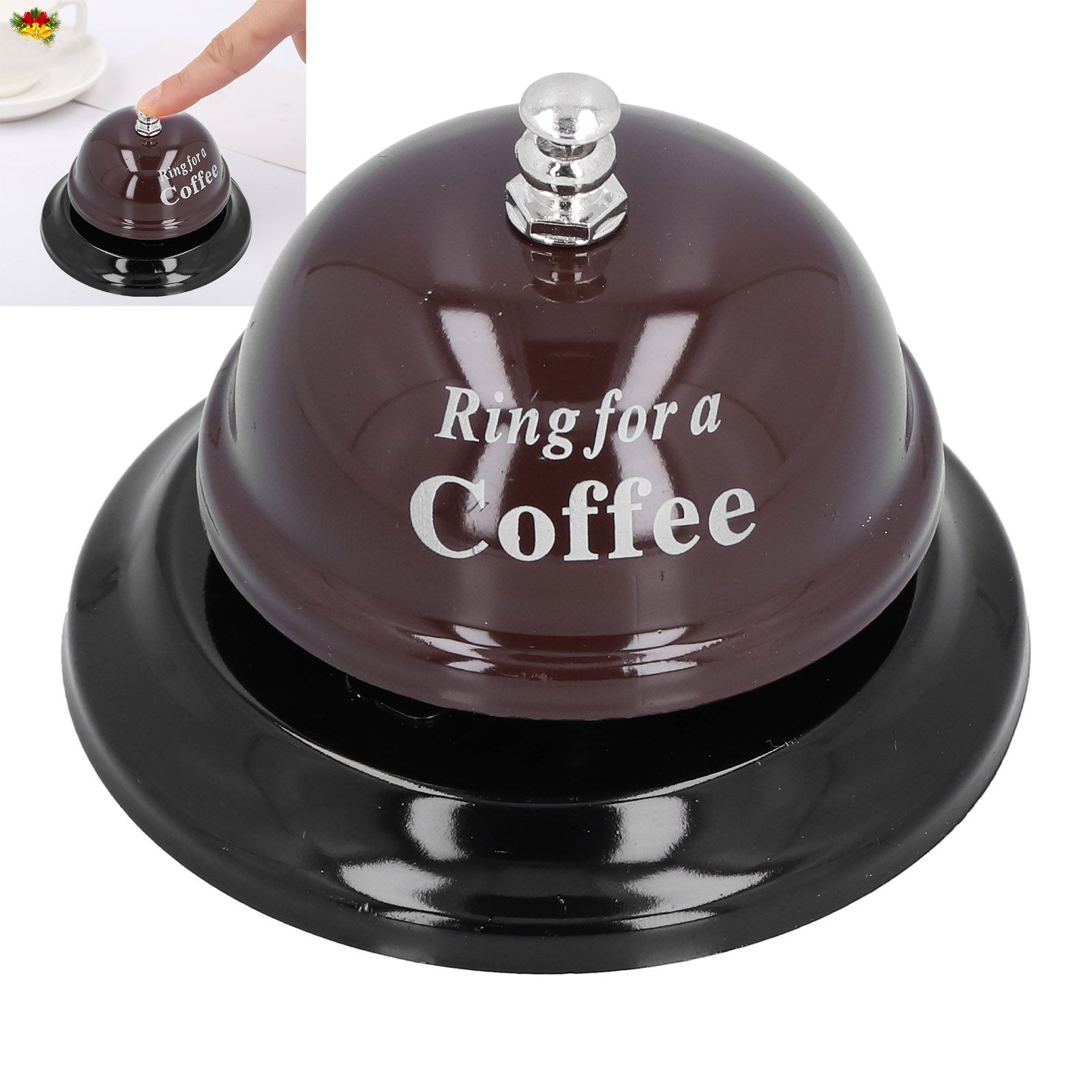 Restaurant Call Bell with Anti Slip Base Manual Meeting Bar Service Bell for view 12