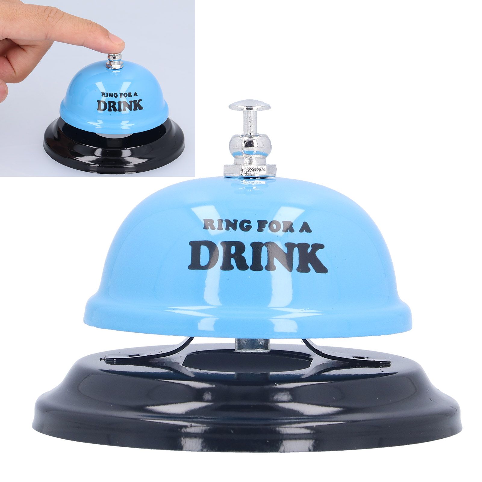 Restaurant Call Bell with Anti Slip Base Manual Meeting Bar Service Bell for view 11