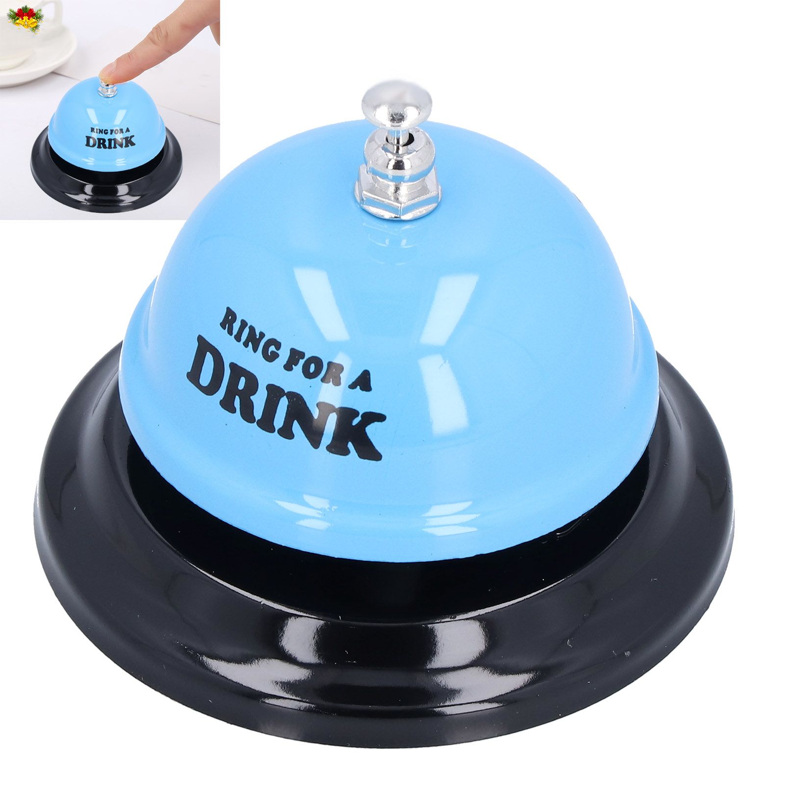 Restaurant Call Bell with Anti Slip Base Manual Meeting Bar Service Bell for view 12