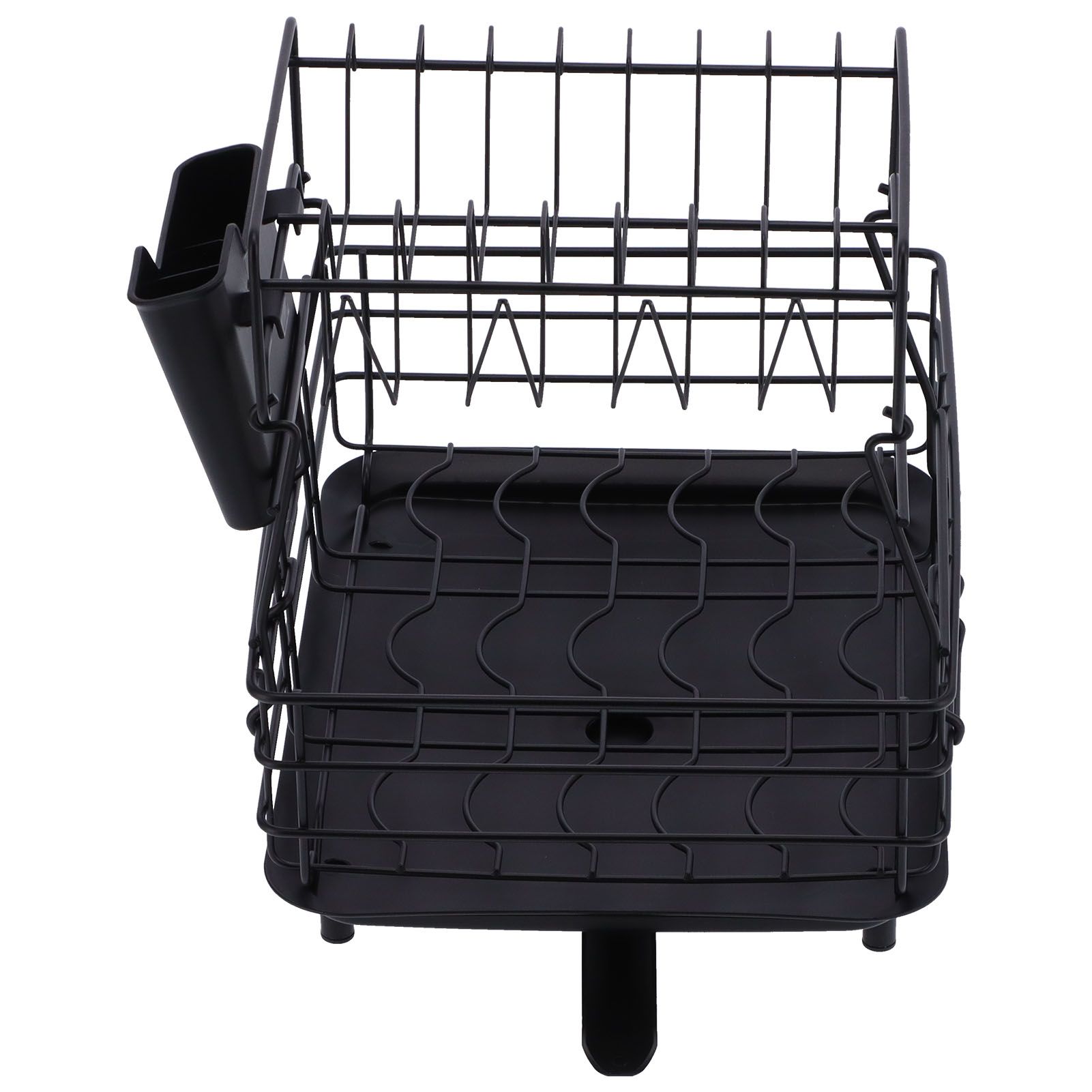 Drain Rack Double Layer Wrought Iron Double Countertop Dish Chopsticks Storage view 9