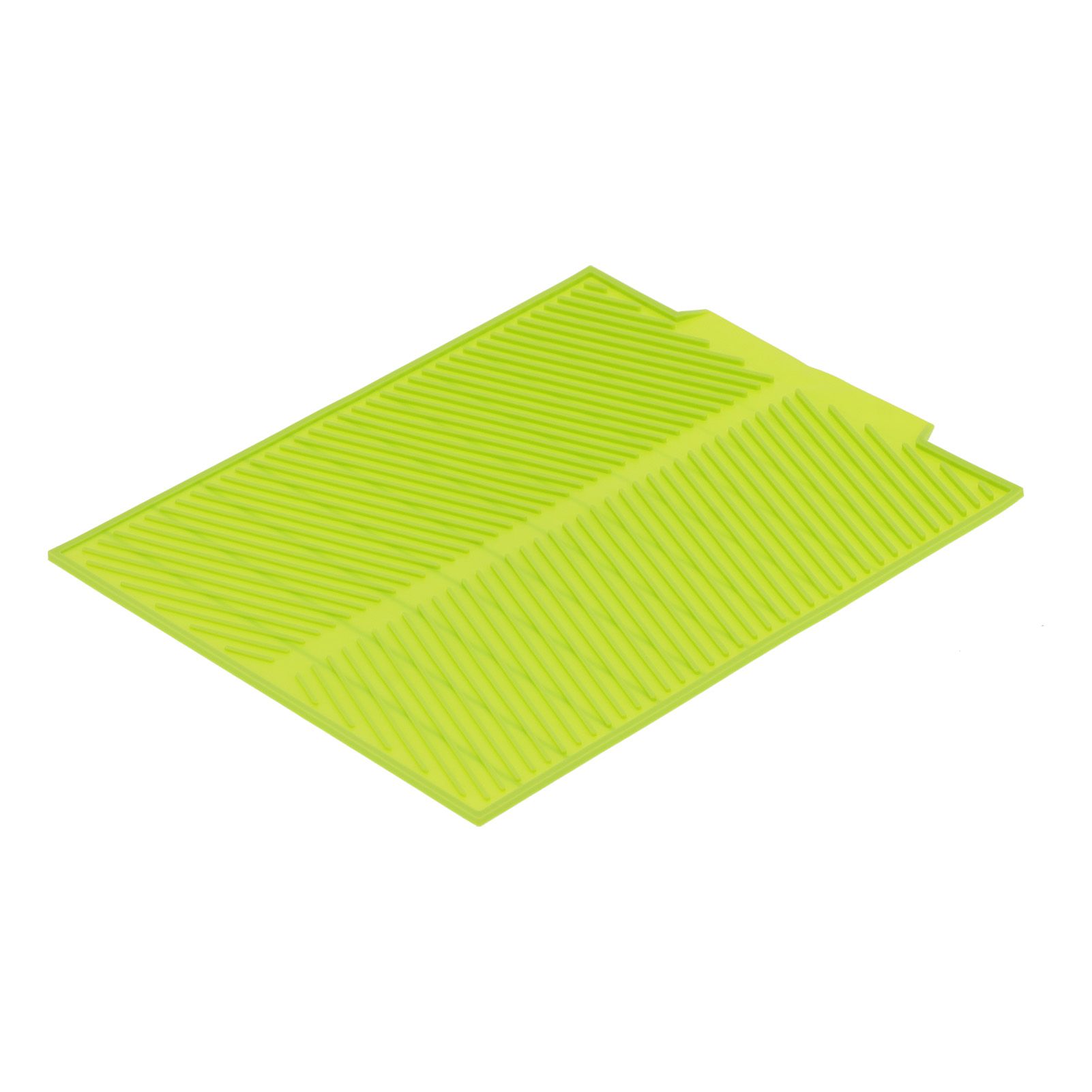 Dish Drying Mat 16.9x13.0in Food Grade Silicone Flexible Durable Collapsible
