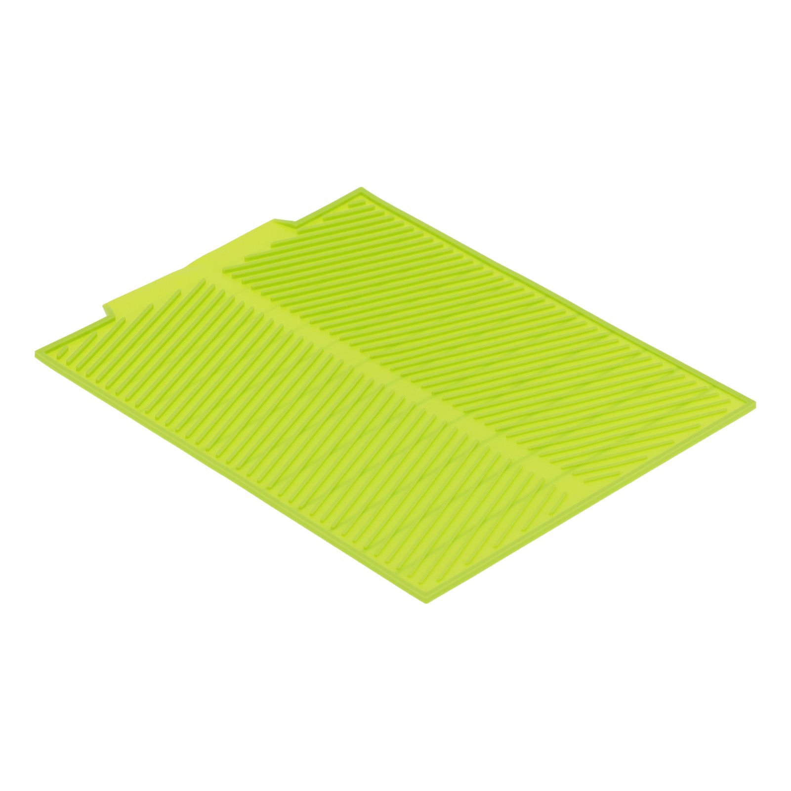 Dish Drying Mat 16.9x13.0in Food Grade Silicone Flexible Durable Collapsible view 4