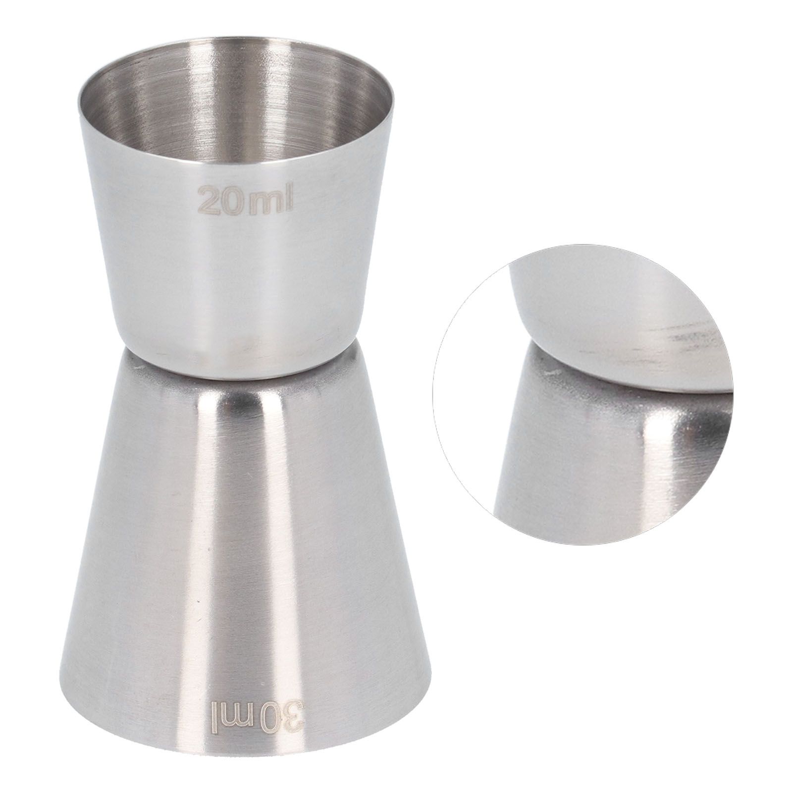 Cocktail Measure Cup 20/30ml DoubleHeaded Stainless Steel Cocktail Measure Cup view 6