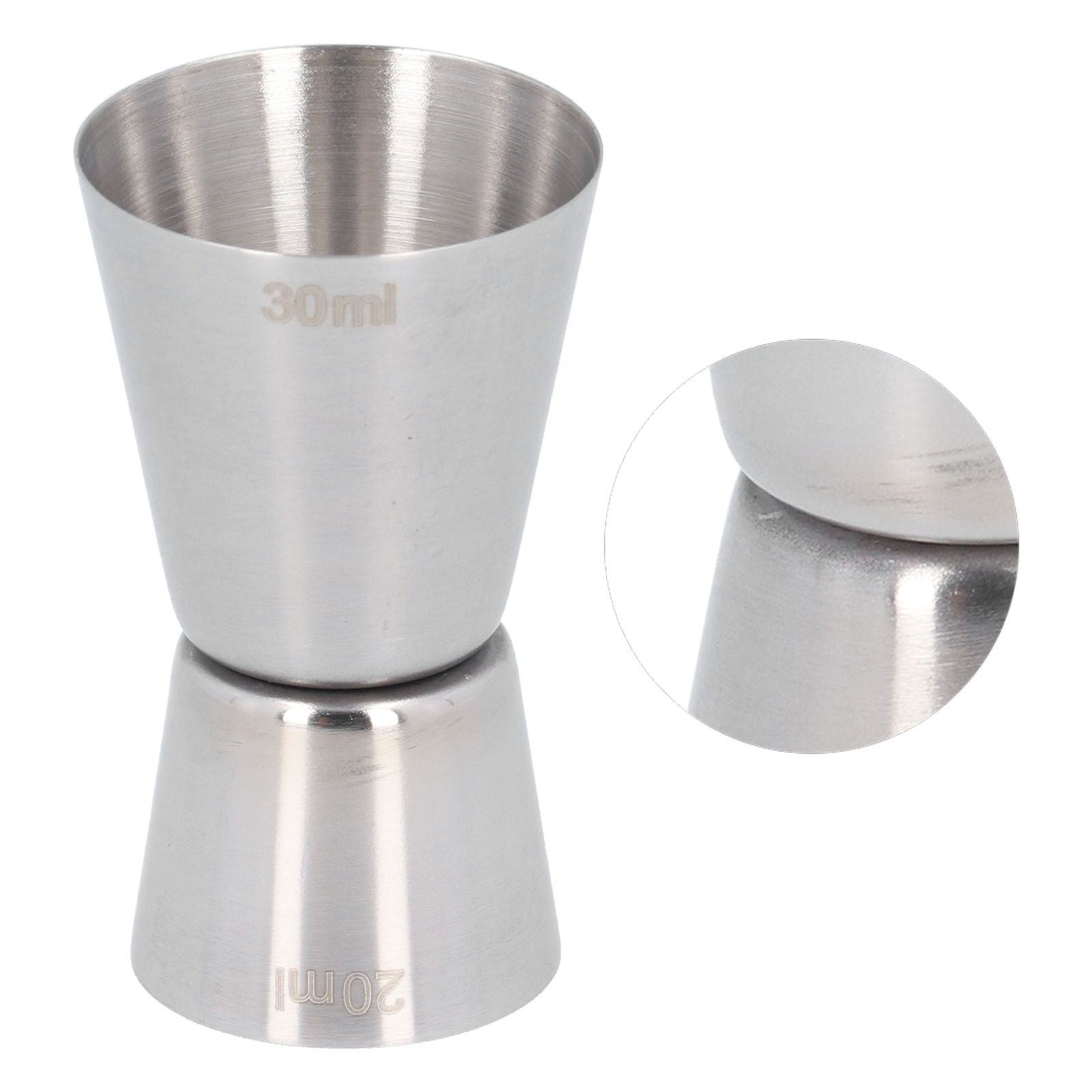 Cocktail Measure Cup 20/30ml DoubleHeaded Stainless Steel Cocktail Measure Cup view 8