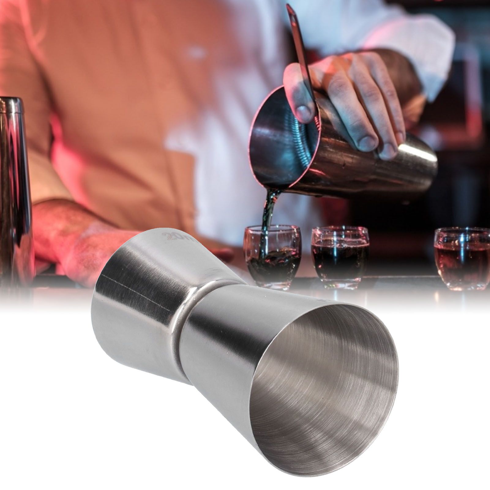 Cocktail Measure Cup 20/30ml DoubleHeaded Stainless Steel Cocktail Measure Cup view 11