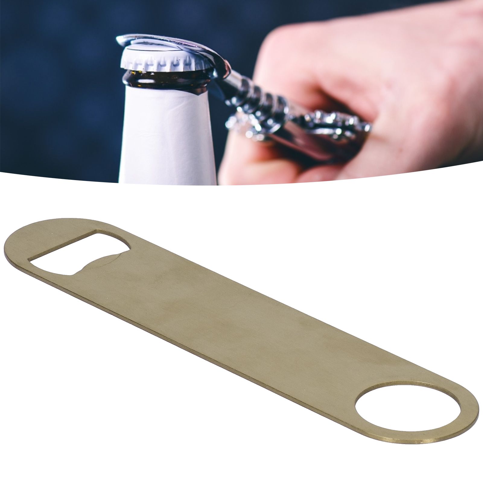 Bottle Opener Thickened Stainless Steel Beer Bottle Opener for Bar Bartenders view 12