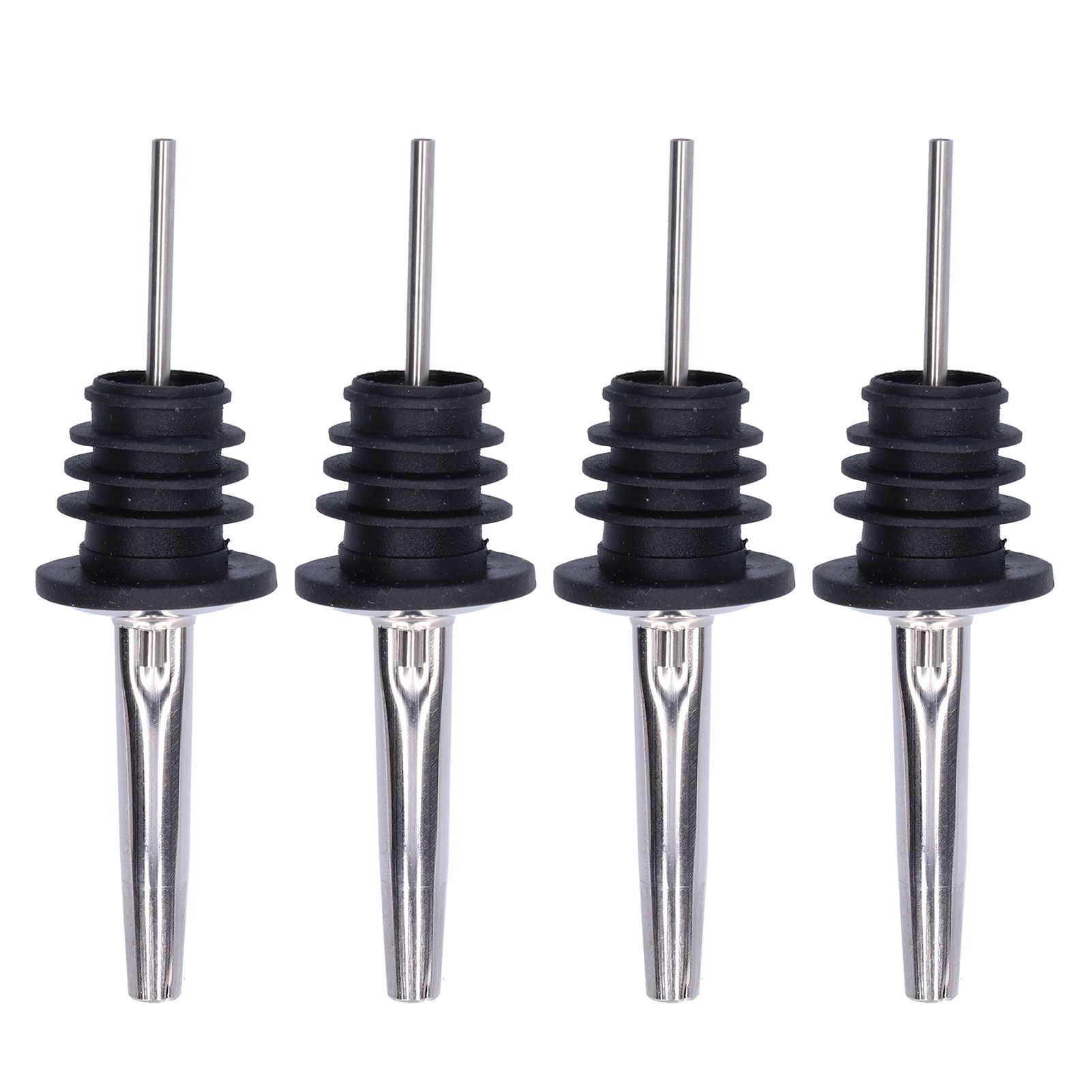 10Pcs Liquor Pourer Stainless Steel Wine Pourer Stopper Bar Tool for Bar Home view 4
