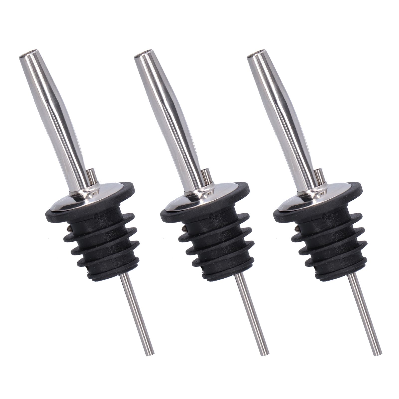 10Pcs Liquor Pourer Stainless Steel Wine Pourer Stopper Bar Tool for Bar Home view 5