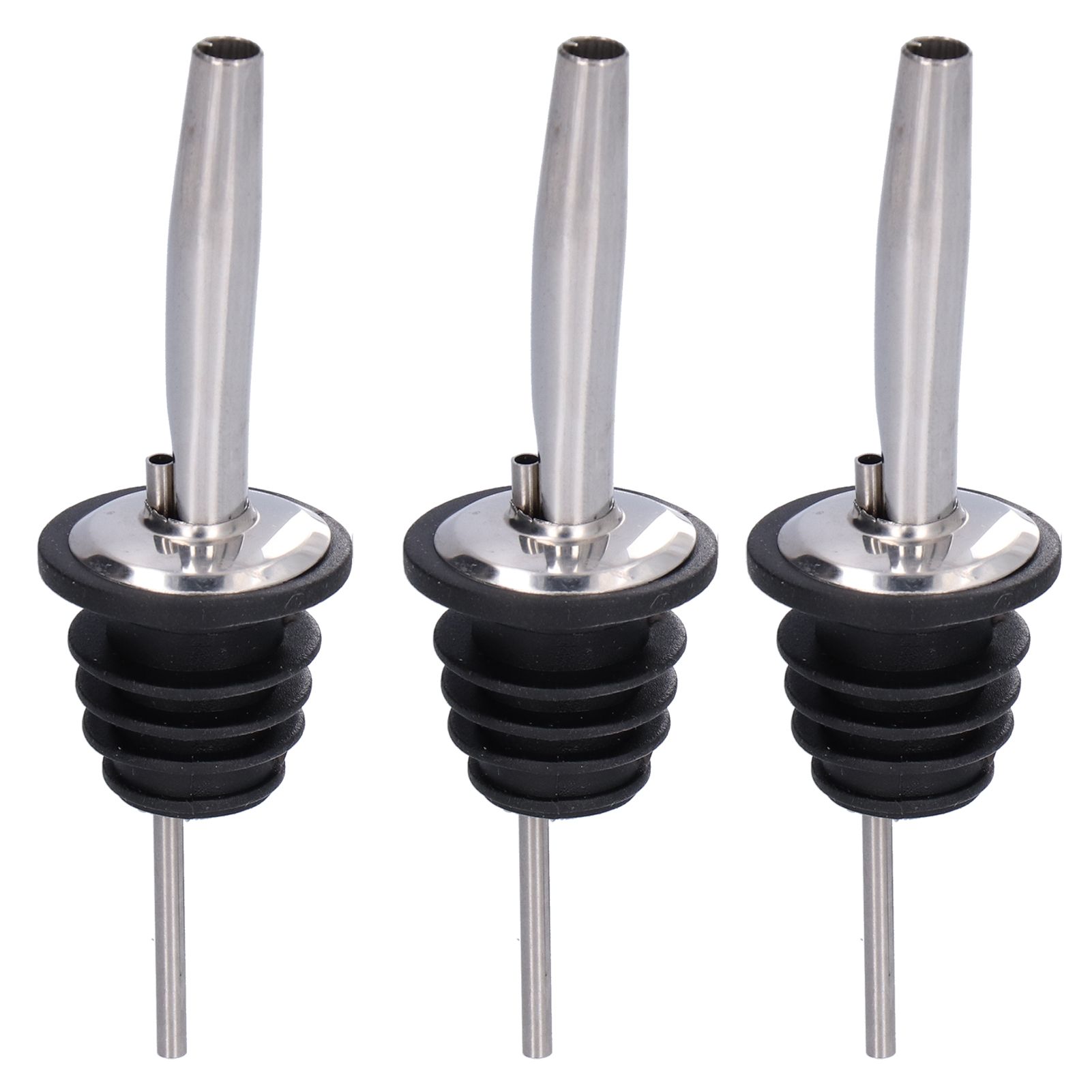 10Pcs Liquor Pourer Stainless Steel Wine Pourer Stopper Bar Tool for Bar Home view 6
