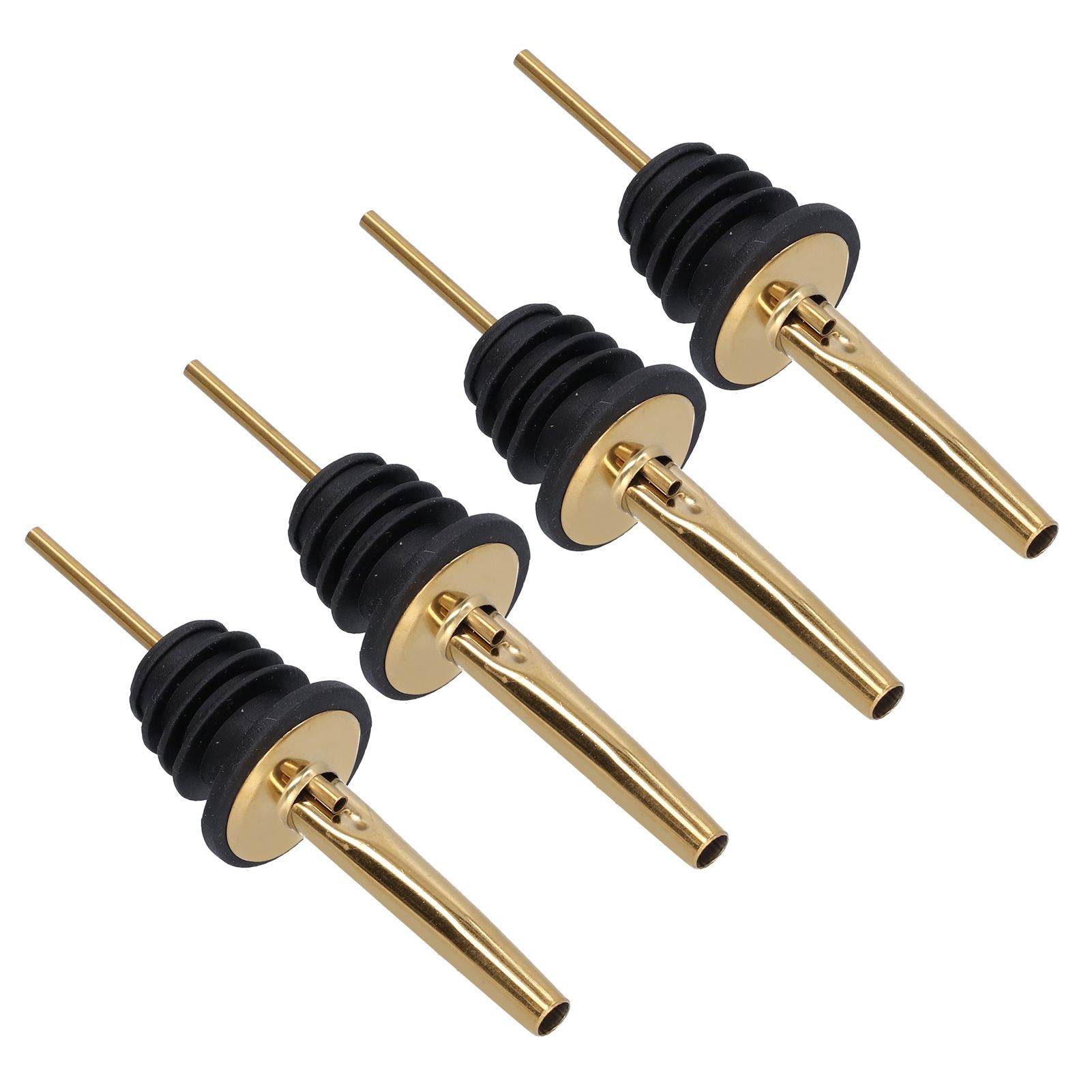 10Pcs Liquor Pourer Stainless Steel Wine Pourer Stopper Bar Tool for Bar Home view 4