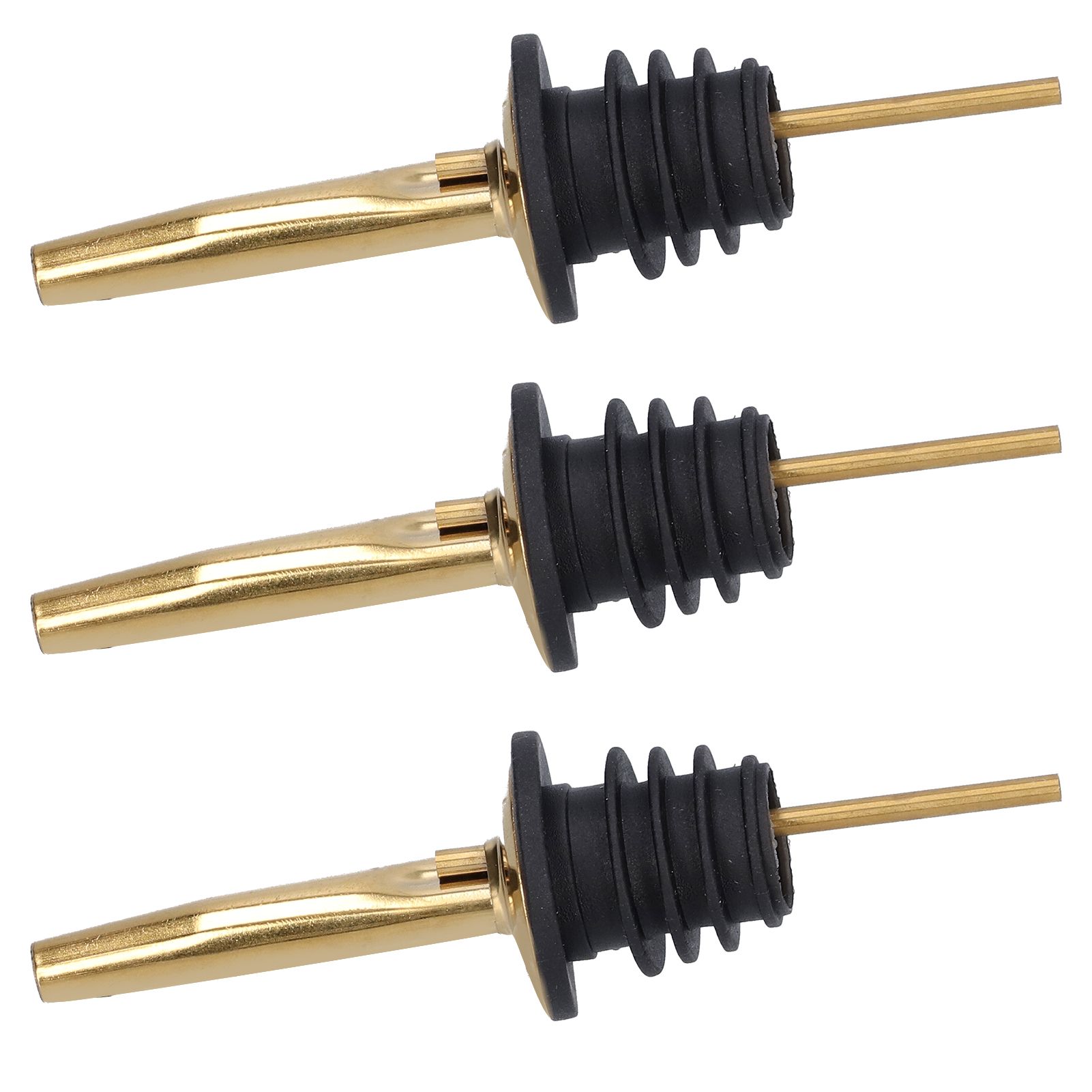 10Pcs Liquor Pourer Stainless Steel Wine Pourer Stopper Bar Tool for Bar Home view 9