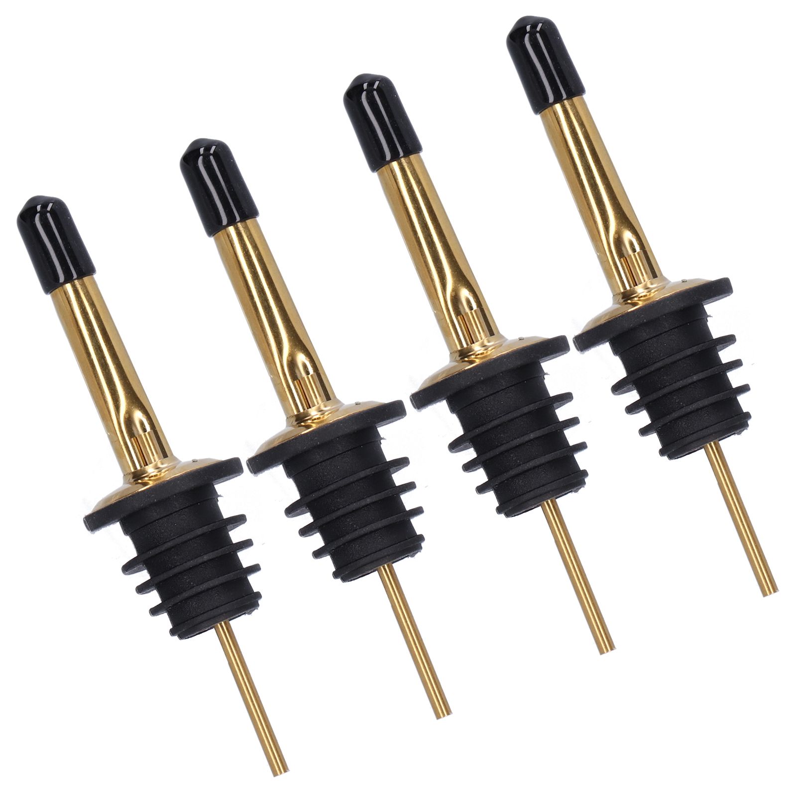 10Pcs Liquor Pourer Stainless Steel Wine Pourer Stopper Bar Tool for Bar Home view 4