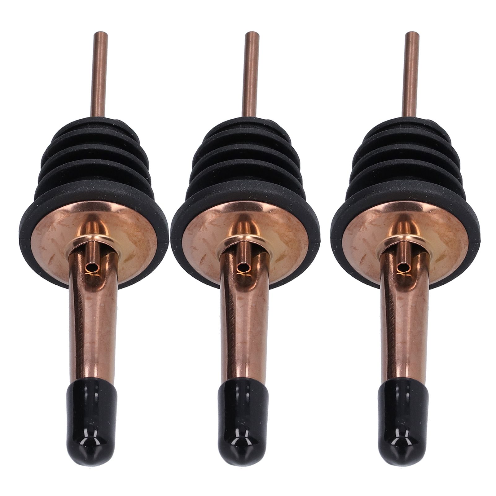 10Pcs Liquor Pourer Stainless Steel Wine Pourer Stopper Bar Tool for Bar Home view 3