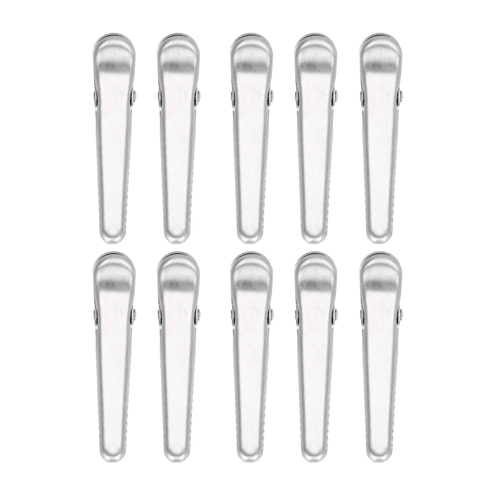 10PCS Stainless Steel Sealing Clip Coffee Bag Sealing Clip Food Bag Sealing view 2