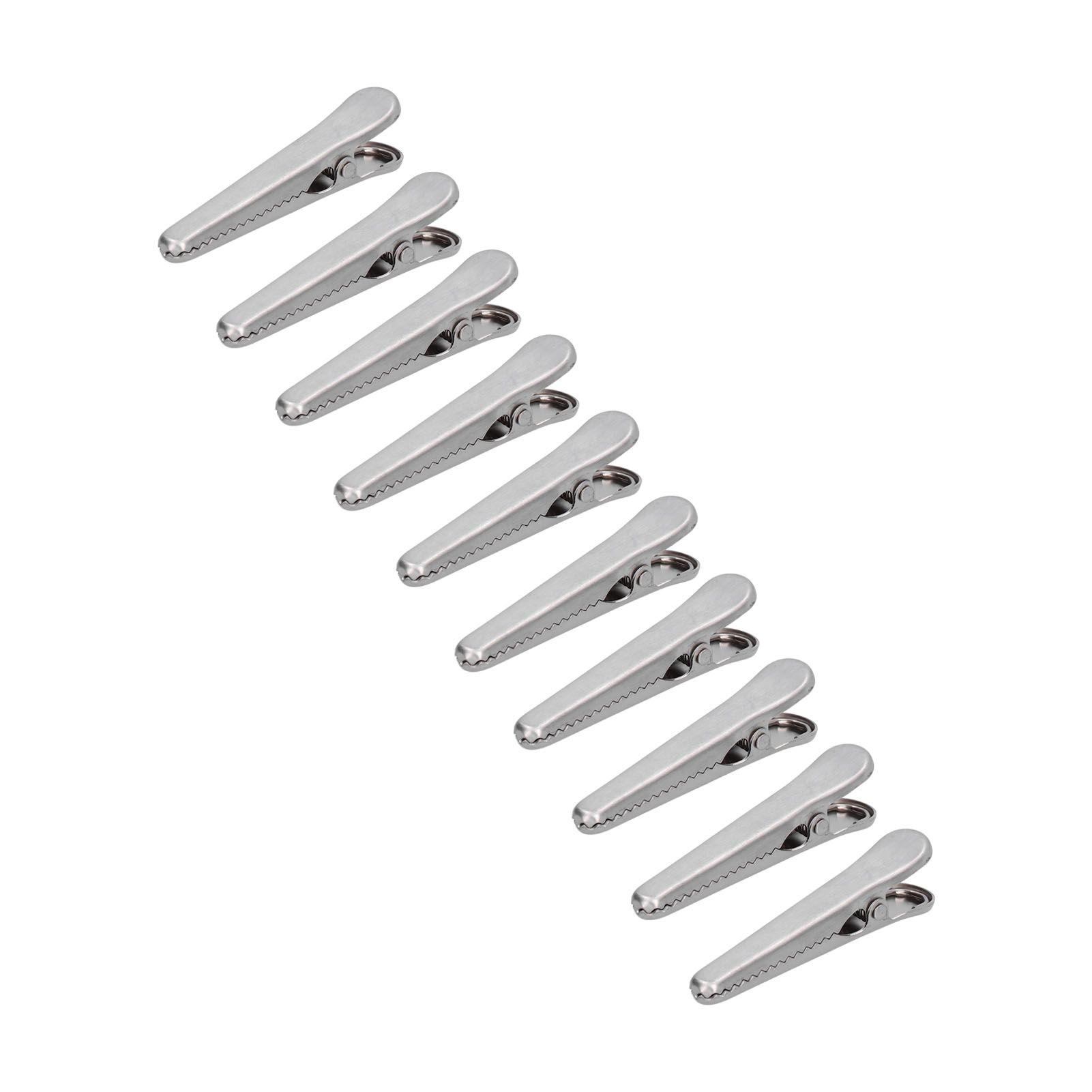 10PCS Stainless Steel Sealing Clip Coffee Bag Sealing Clip Food Bag Sealing view 3