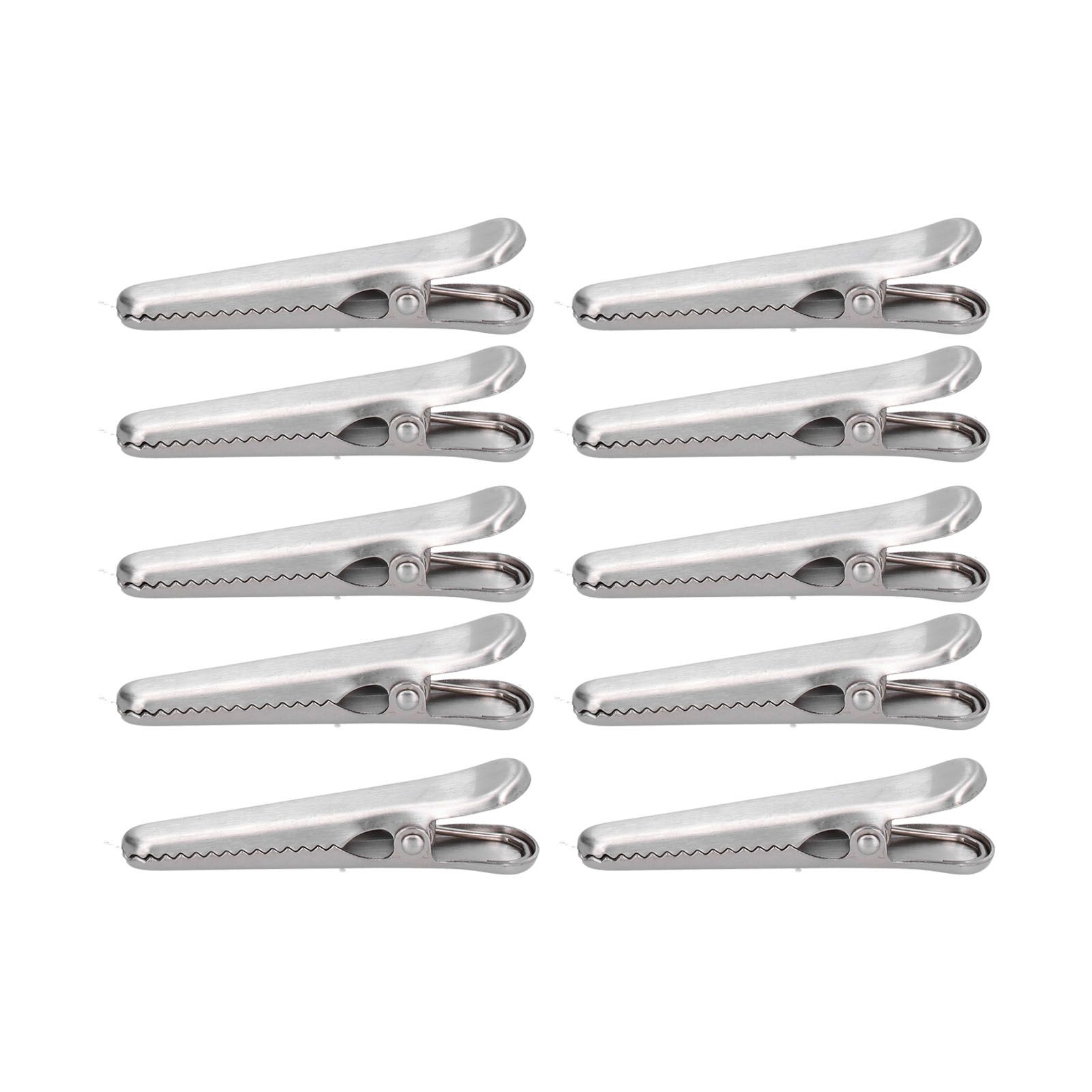 10PCS Stainless Steel Sealing Clip Coffee Bag Sealing Clip Food Bag Sealing view 5