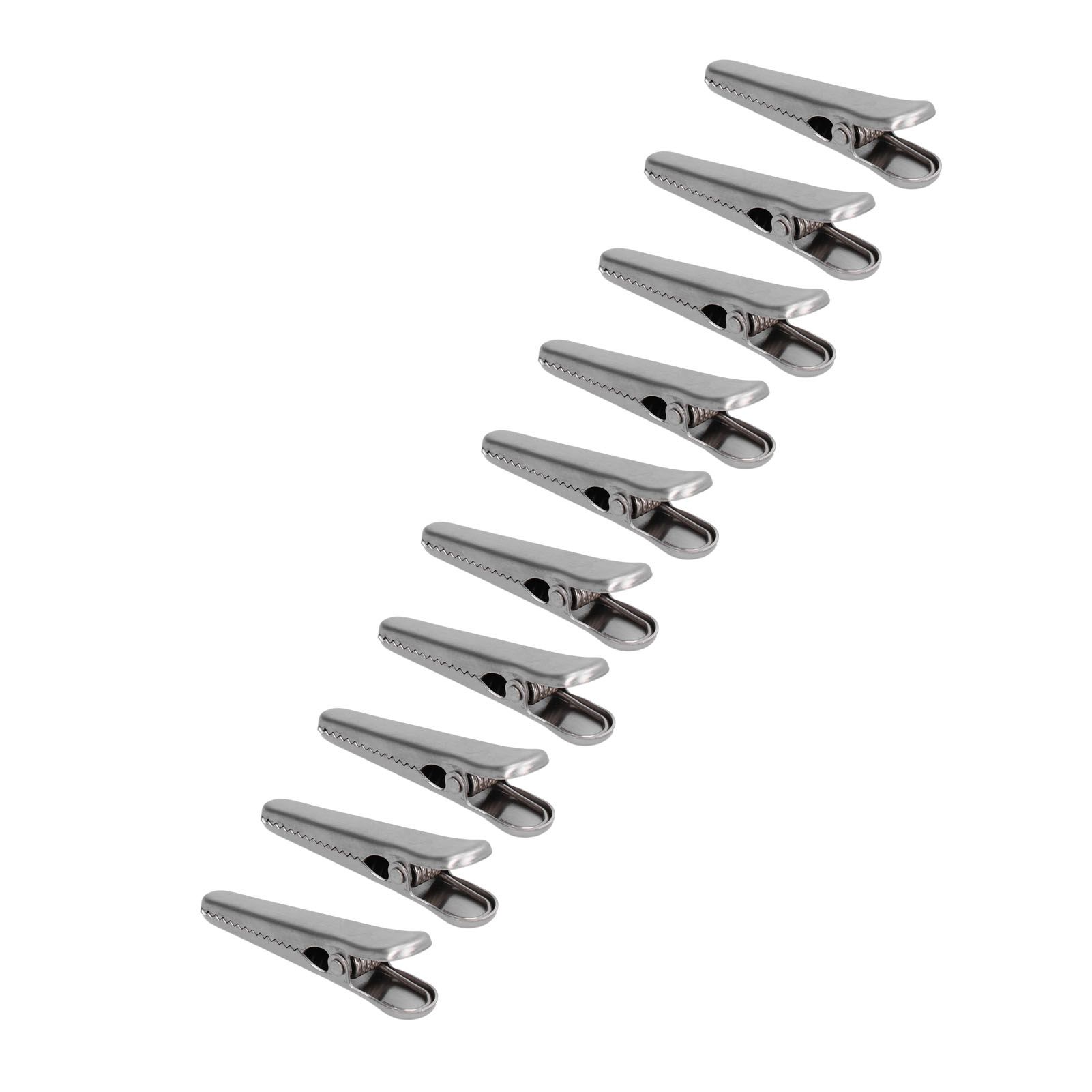 10PCS Stainless Steel Sealing Clip Coffee Bag Sealing Clip Food Bag Sealing view 6