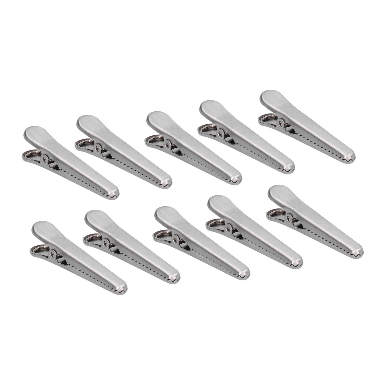10PCS Stainless Steel Sealing Clip Coffee Bag Sealing Clip Food Bag Sealing view 8