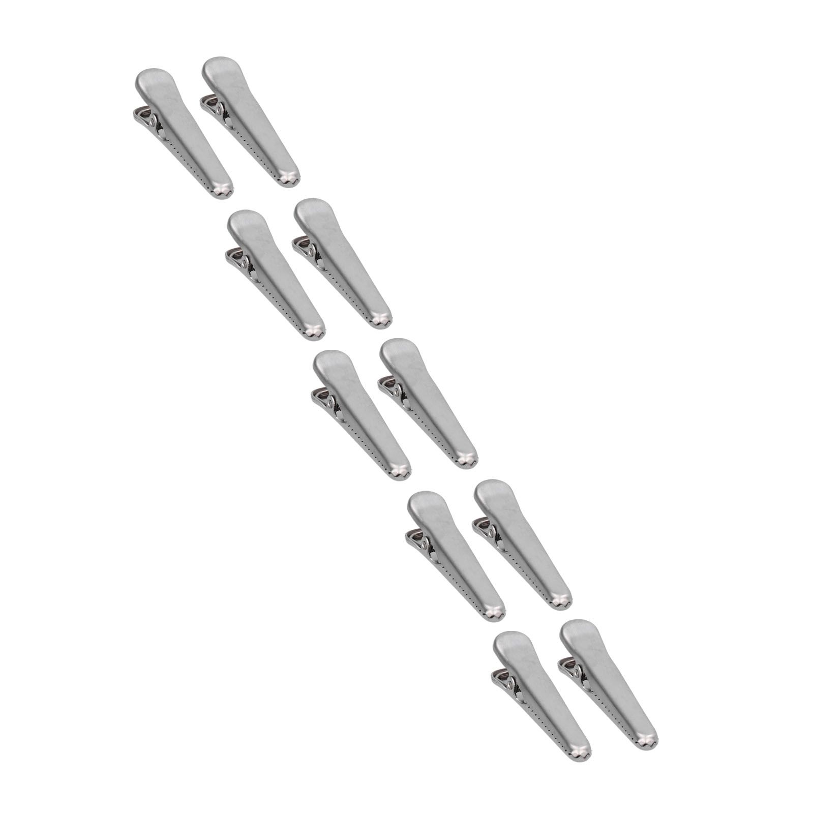 10PCS Stainless Steel Sealing Clip Coffee Bag Sealing Clip Food Bag Sealing view 9