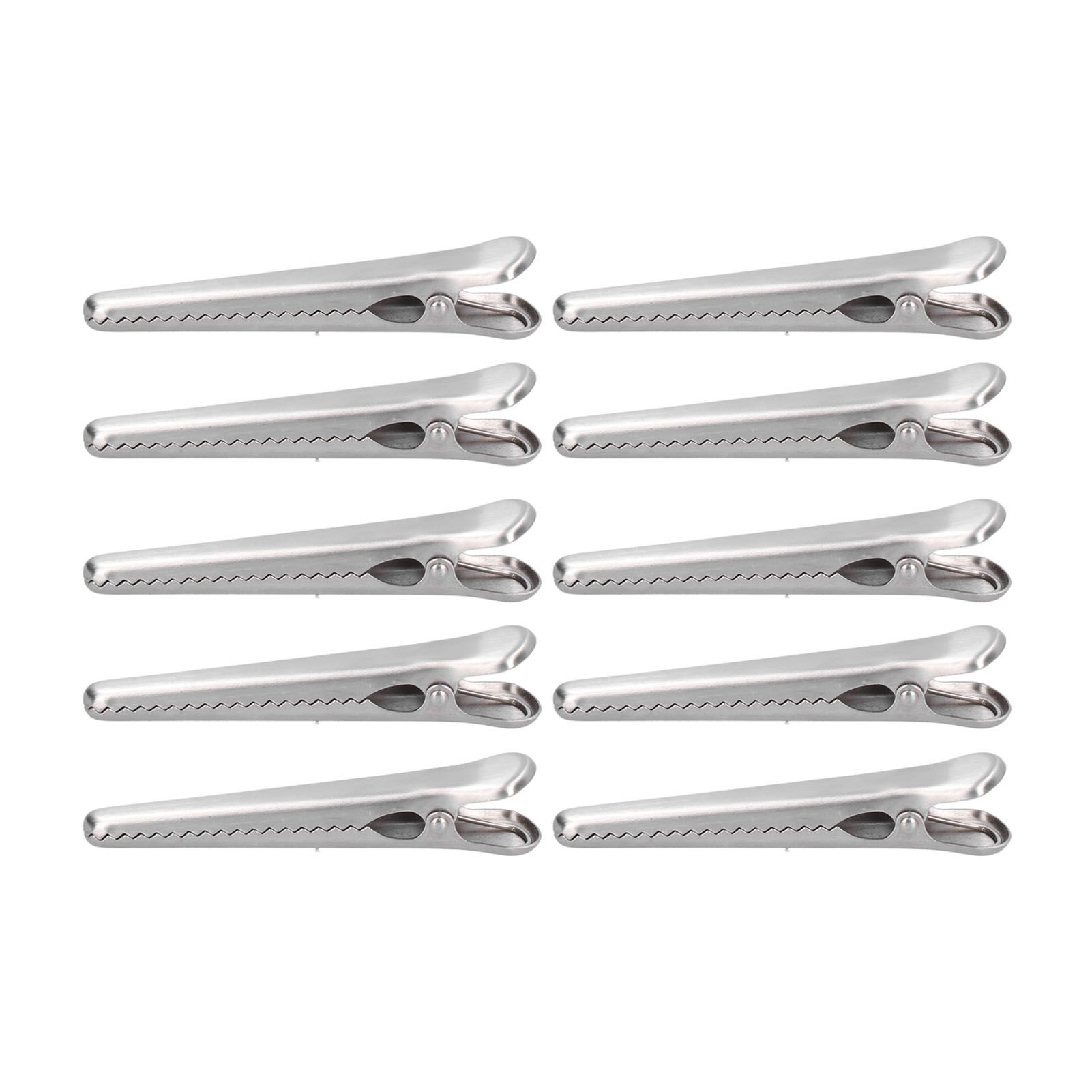 10PCS Stainless Steel Sealing Clip Coffee Bag Sealing Clip Food Bag Sealing view 5