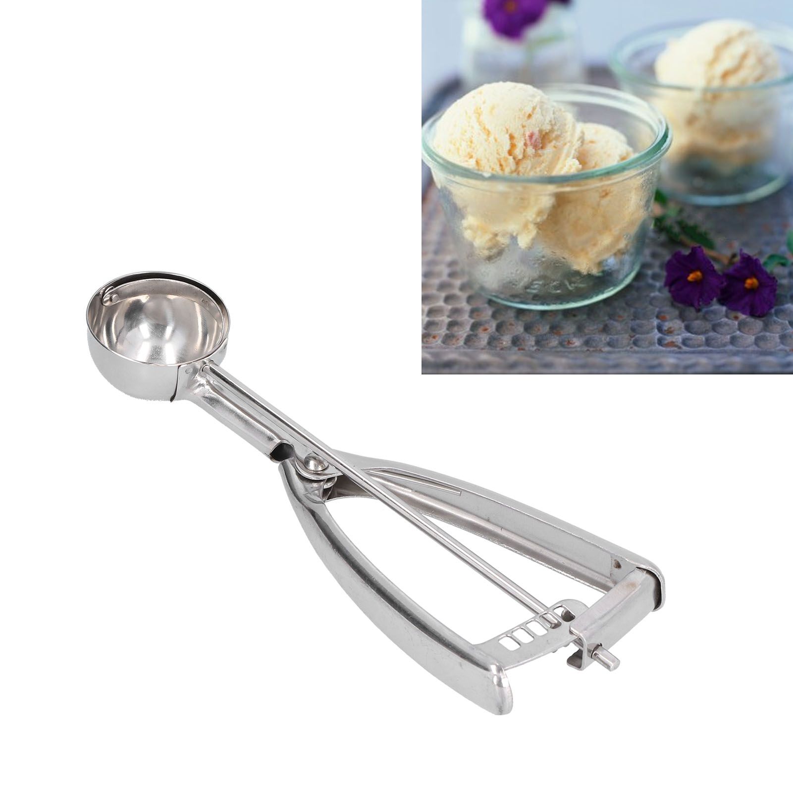 Ice Cream Scoop Stainless Steel Ball Fruit Digging Spoon Ice Cream Ball Spoon view 12