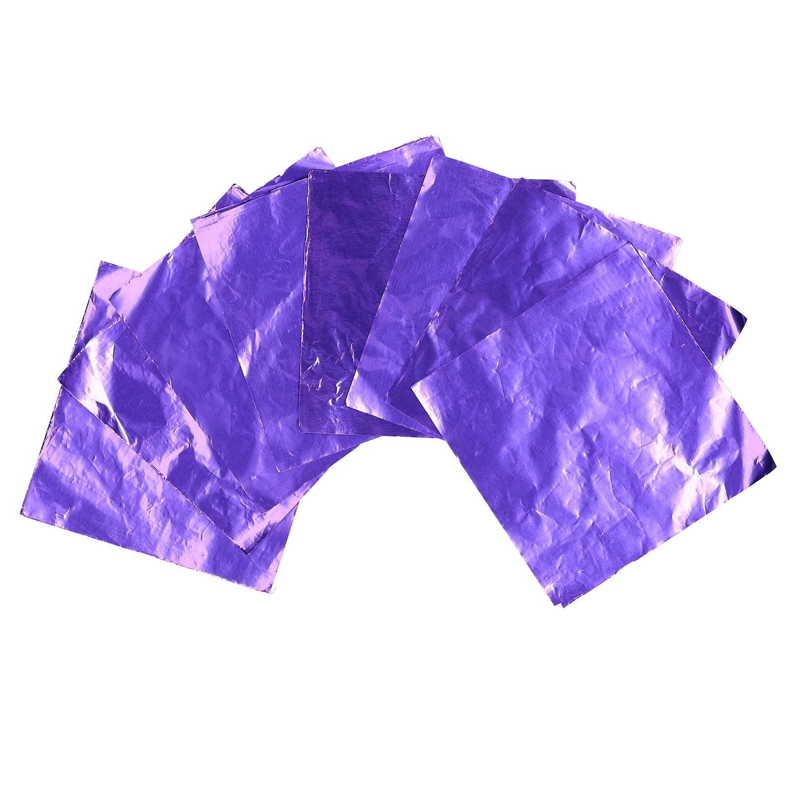 50Pcs DIY Baking Packaging Paper Glossy Tin Foil Paper for Home Chocolate