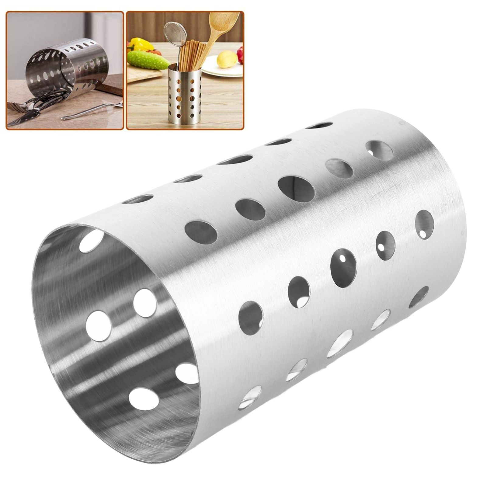 Kitchen Utensil Organizer Kitchen Stainless Steel Cooking Utensil Holder for view 12