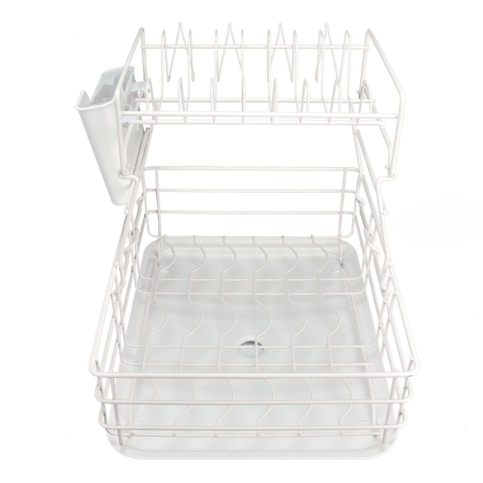 Drain Rack DoubleLayer Dish Rack Countertop Tableware Chopstick Holder for Kitchen view 2