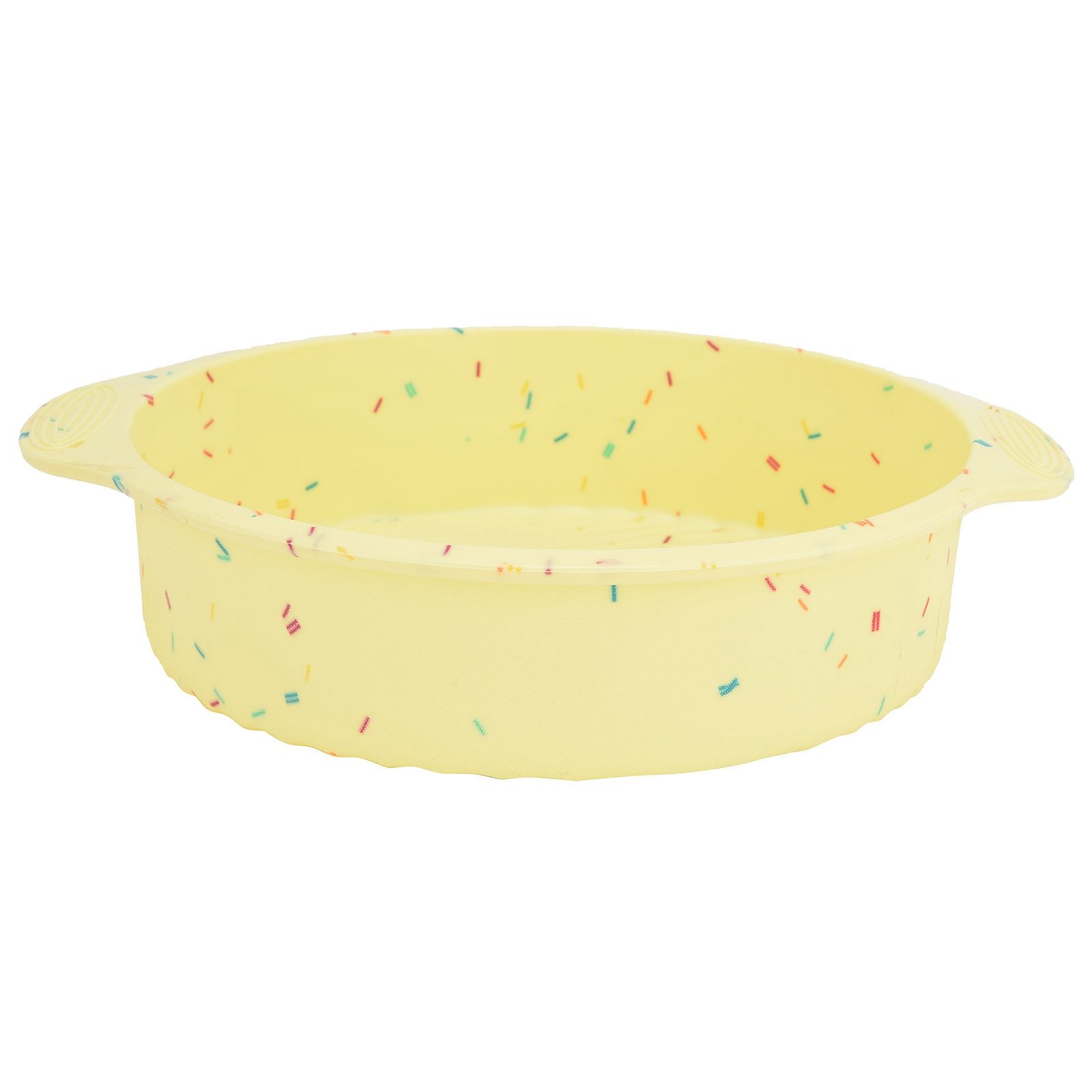 Round Cake Mold Pan NonStick Reusable Baking Pan with Handles Home Kitchen view 3