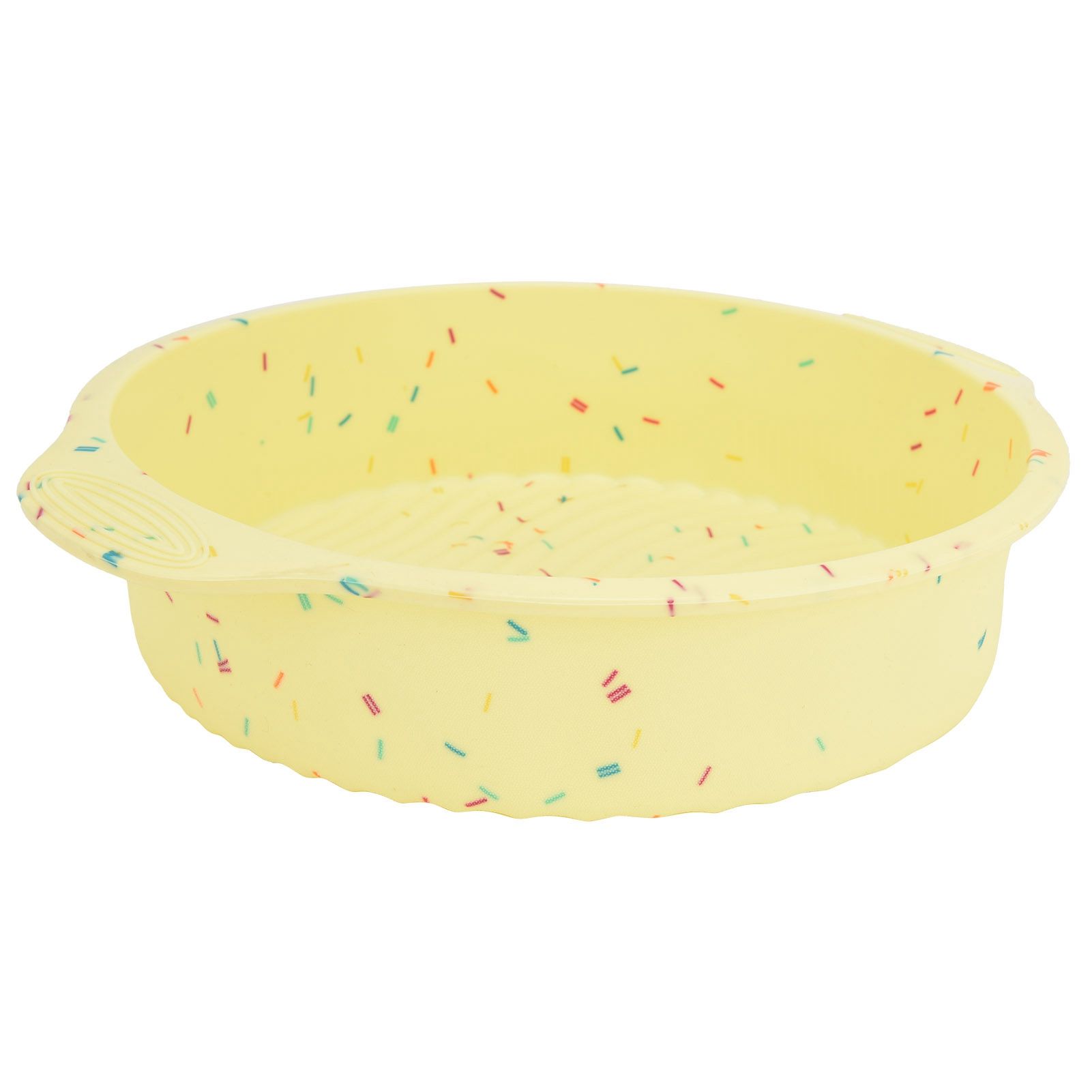 Round Cake Mold Pan NonStick Reusable Baking Pan with Handles Home Kitchen view 4