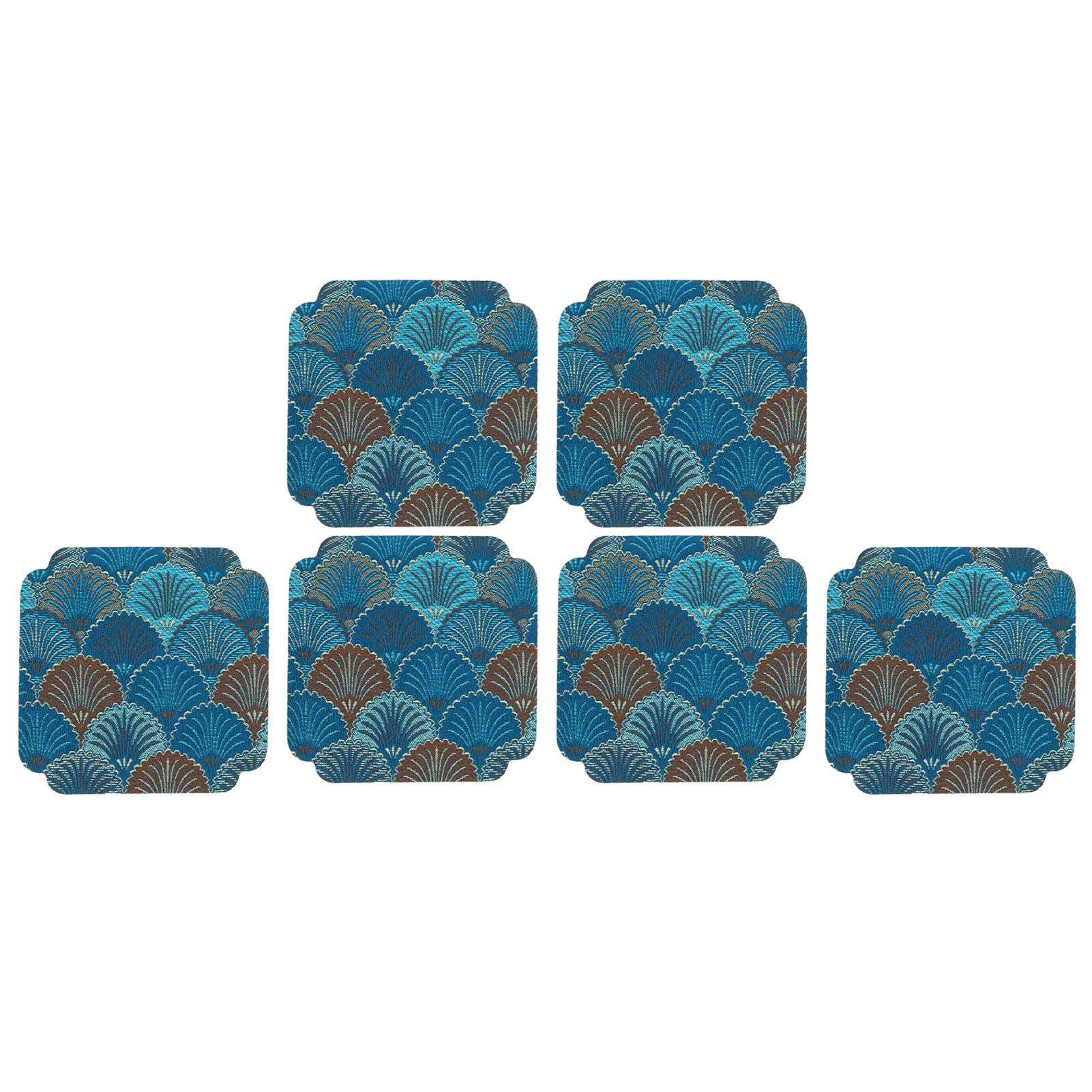 6PCS Japanese Style Embroidered Coaster Heat Insulated Cup Pad Mat Placemat view 10