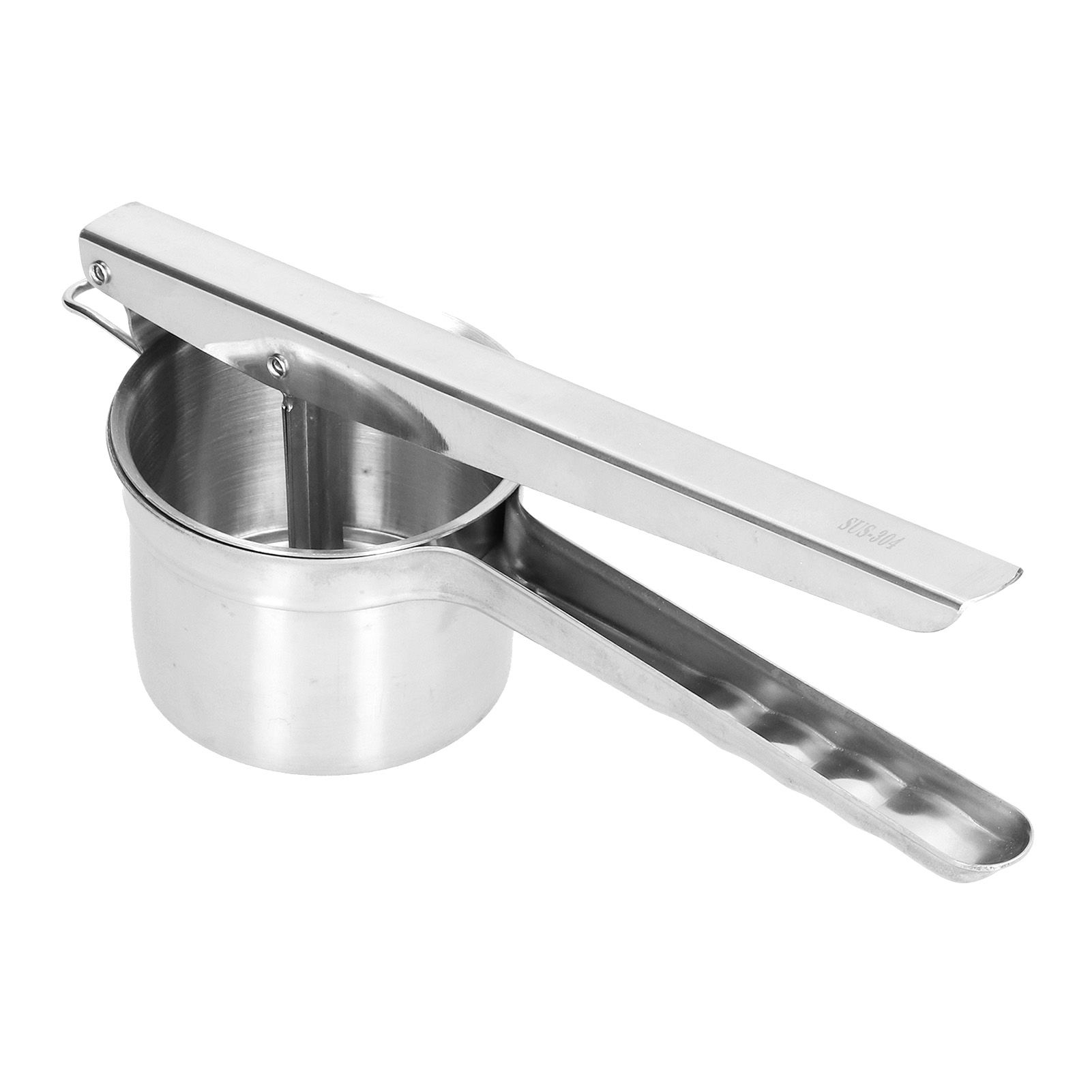 Stainless Steel Manual Mashed Potato Machine Hand Kitchen Food Strainer view 2