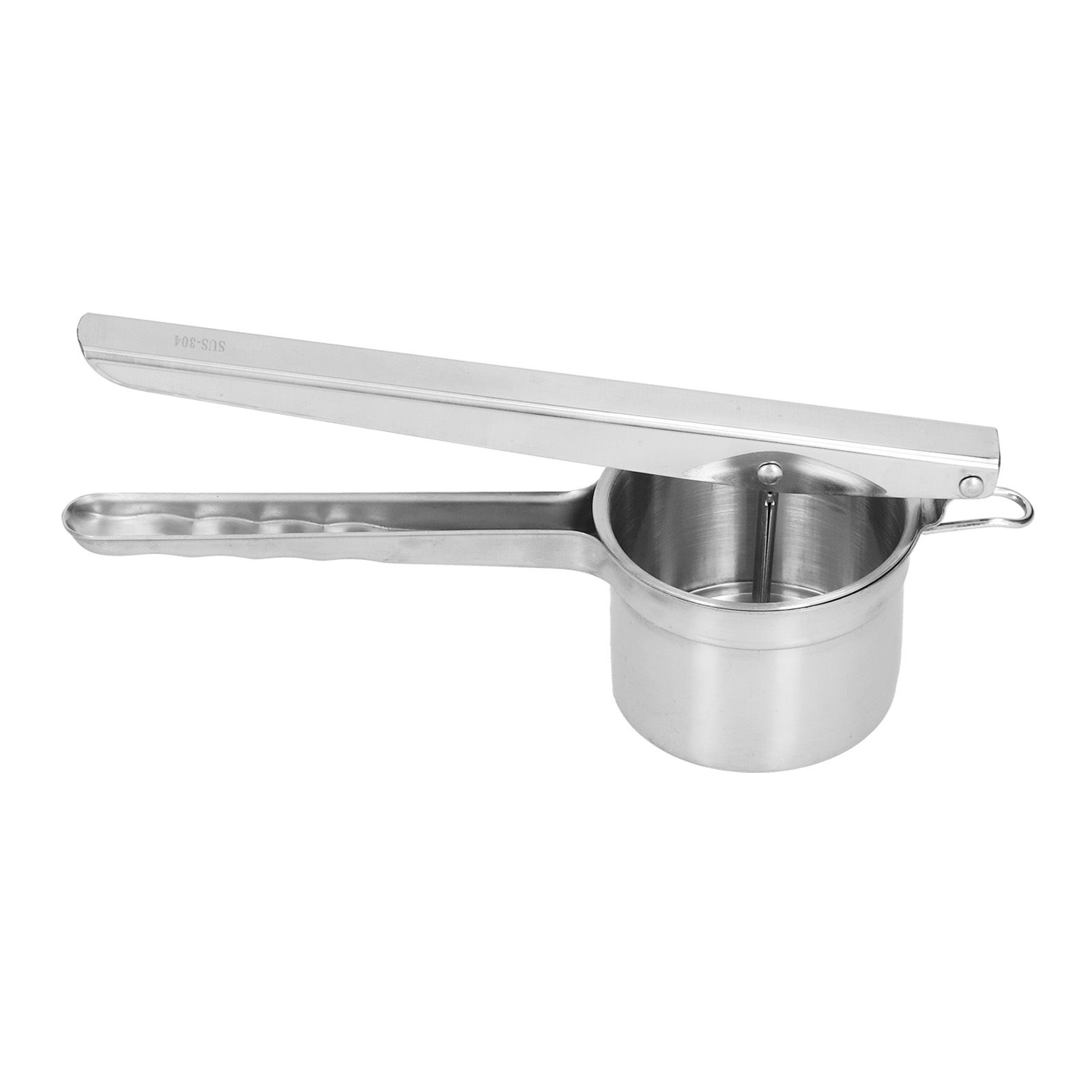 Stainless Steel Manual Mashed Potato Machine Hand Kitchen Food Strainer view 3