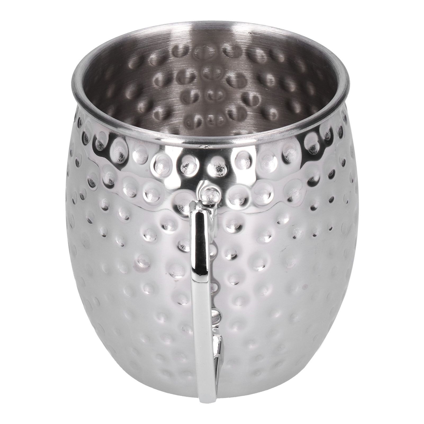 Beer Mug Vintage 550ml Stainless Steel Wine Coffee Cocktail Cup Drinkware for view 3