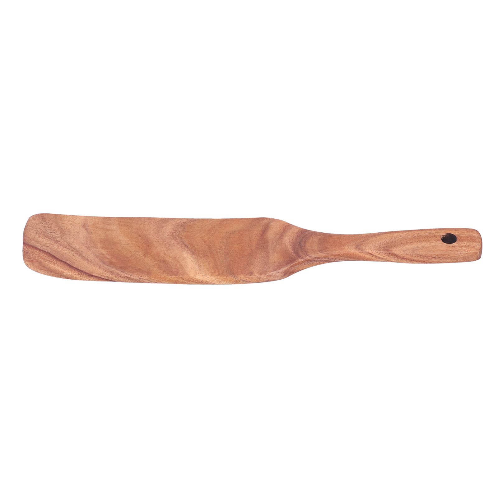 Teak Spatula Wooden Steak Pizza Cooking Salad Frying Spatula for Business view 7