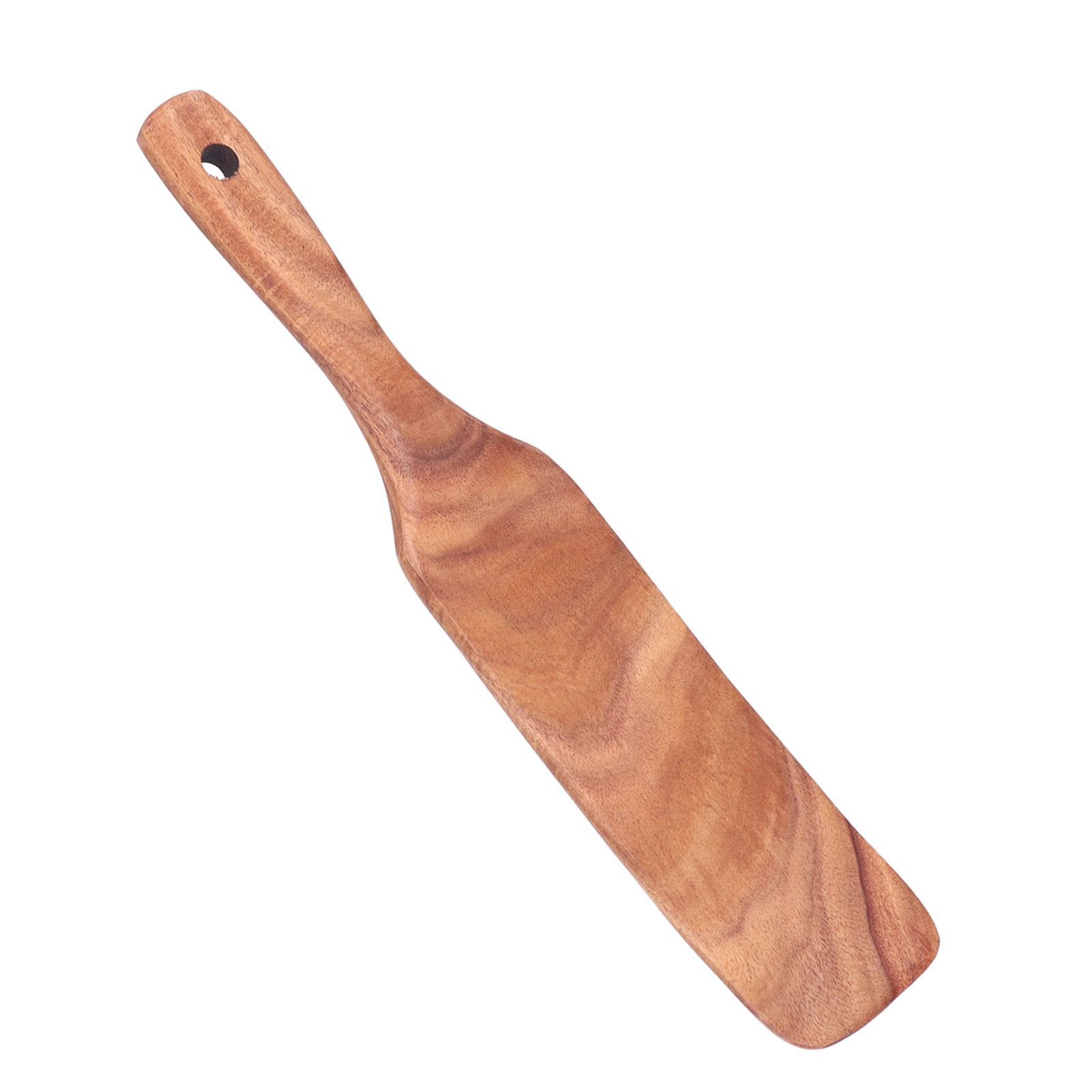 Teak Spatula Wooden Steak Pizza Cooking Salad Frying Spatula for Business view 10
