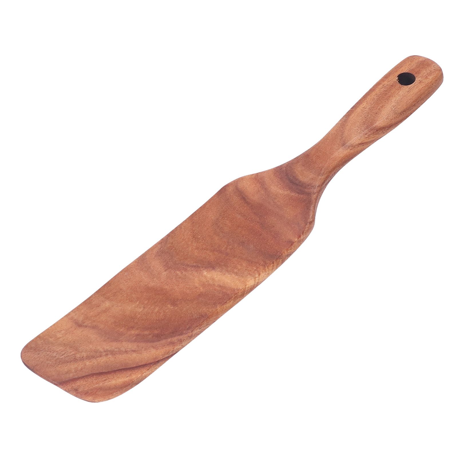 Teak Spatula Wooden Steak Pizza Cooking Salad Frying Spatula for Business view 8