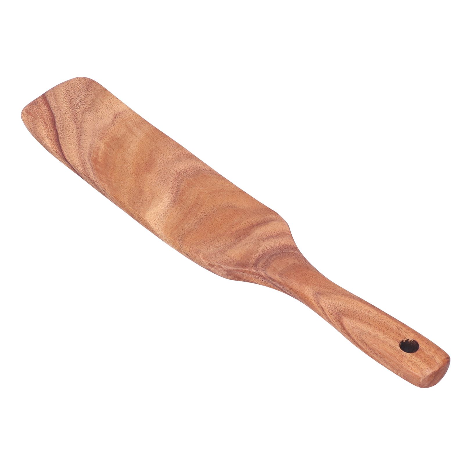 Teak Spatula Wooden Steak Pizza Cooking Salad Frying Spatula for Business view 6