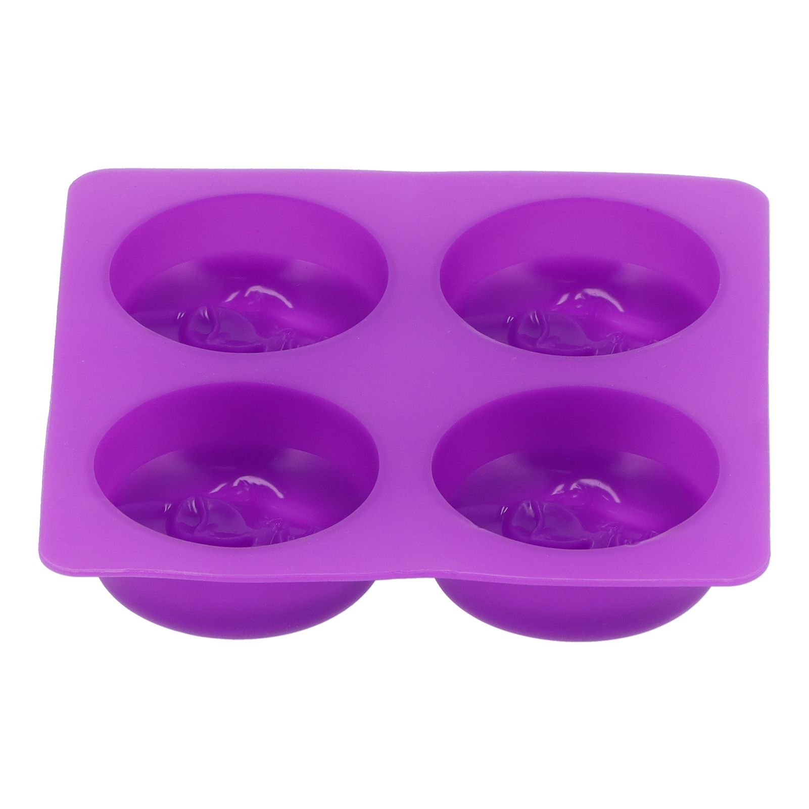 4Grid Round Moon Face Mold Silicone DIY Moon Shape HandMade Soap Mold for Home view 9