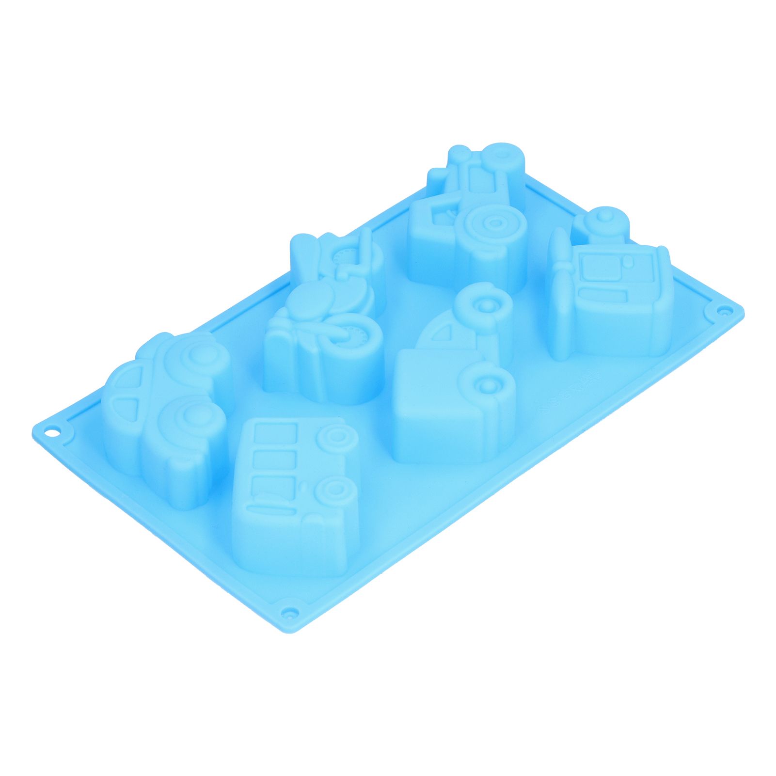 6‑Grid Originality Vehicle Pattern Mold Silicone Cake Mold Baking Tool for view 4