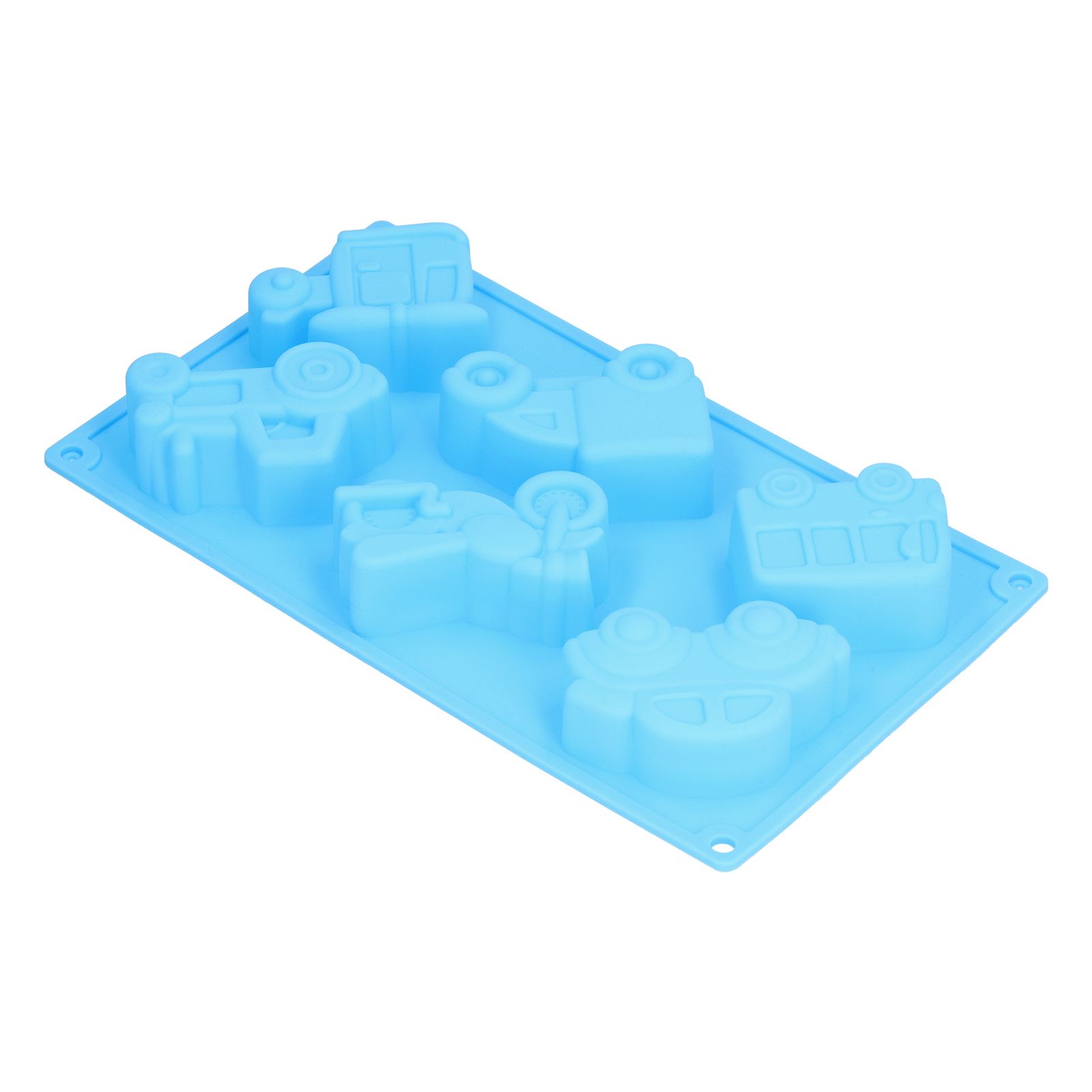 6‑Grid Originality Vehicle Pattern Mold Silicone Cake Mold Baking Tool for view 8