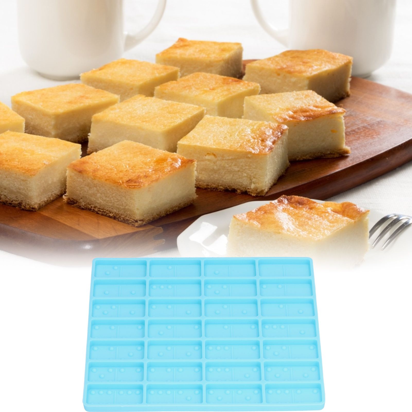 28Hole Epoxy Resin Mould DIY MultiPurpose Cake Fondant Mold for Bakery Home view 11