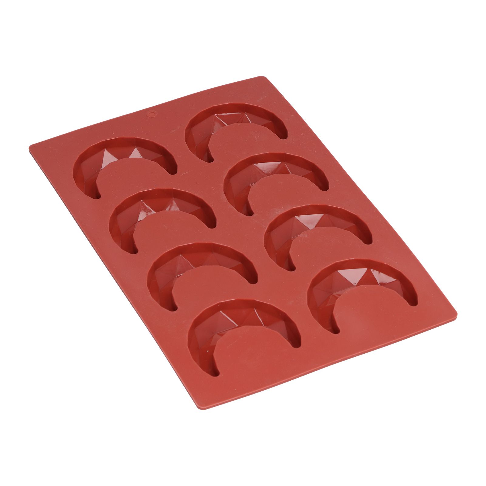 8Hole MoonShaped Mold 3 Dimensional Chocolate Cake Sweet Mold for Home Bakery view 2