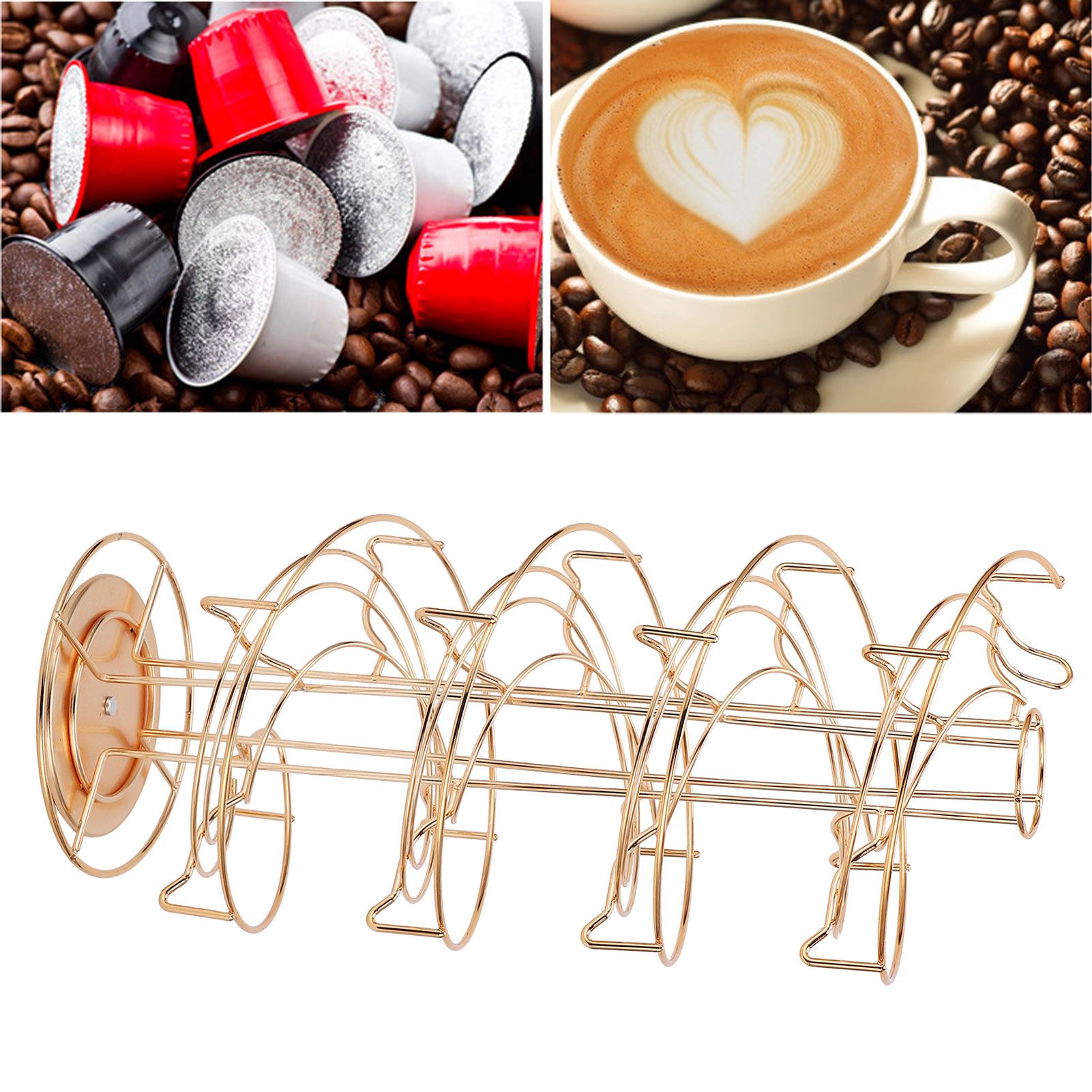 Coffee Capsule Holder 360 Degree Rotating Coffee Pod Storage Rack for view 12