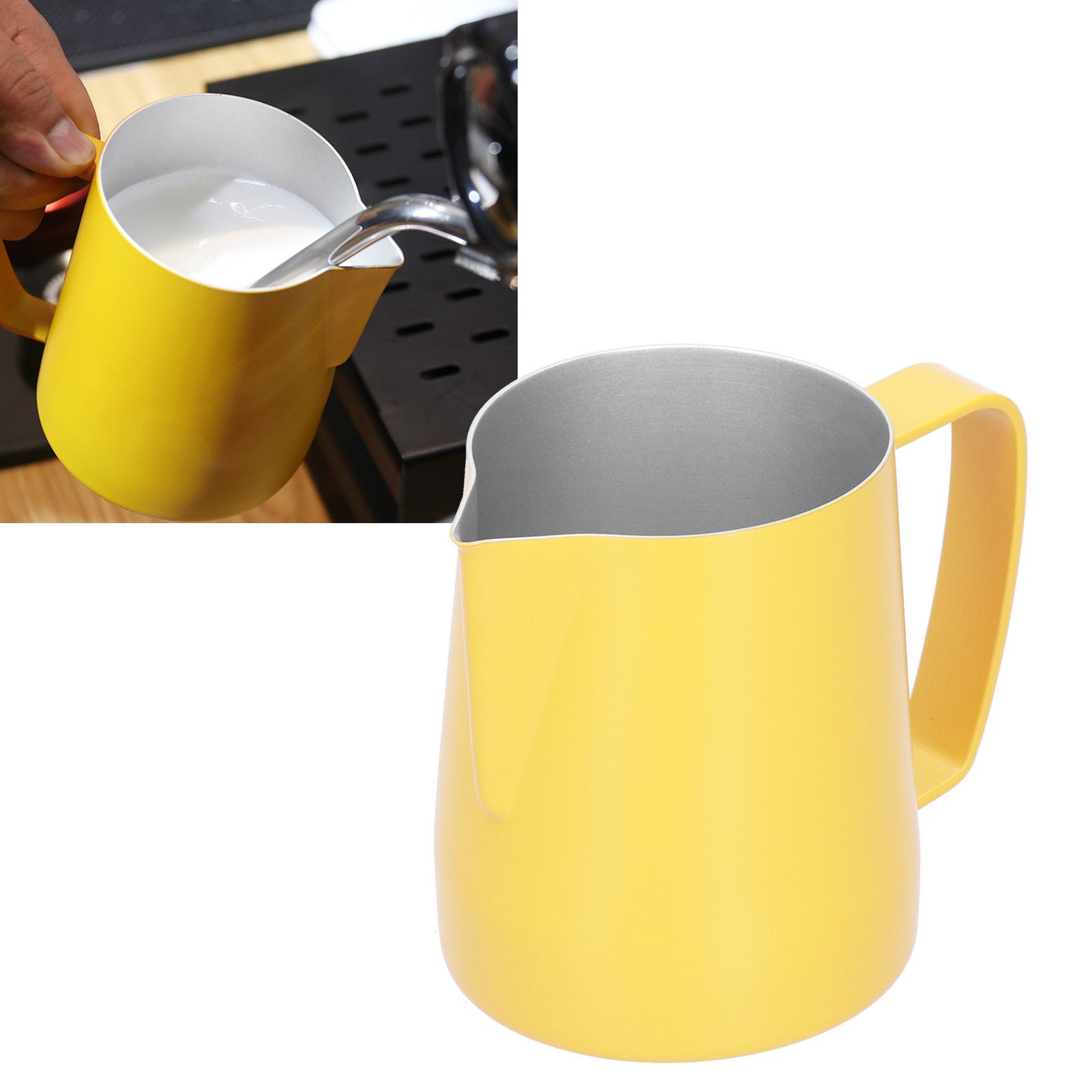 Coffee Frothing Cup Stainless Steel Milk Frothing Pitcher for Latte Art Coffee view 11