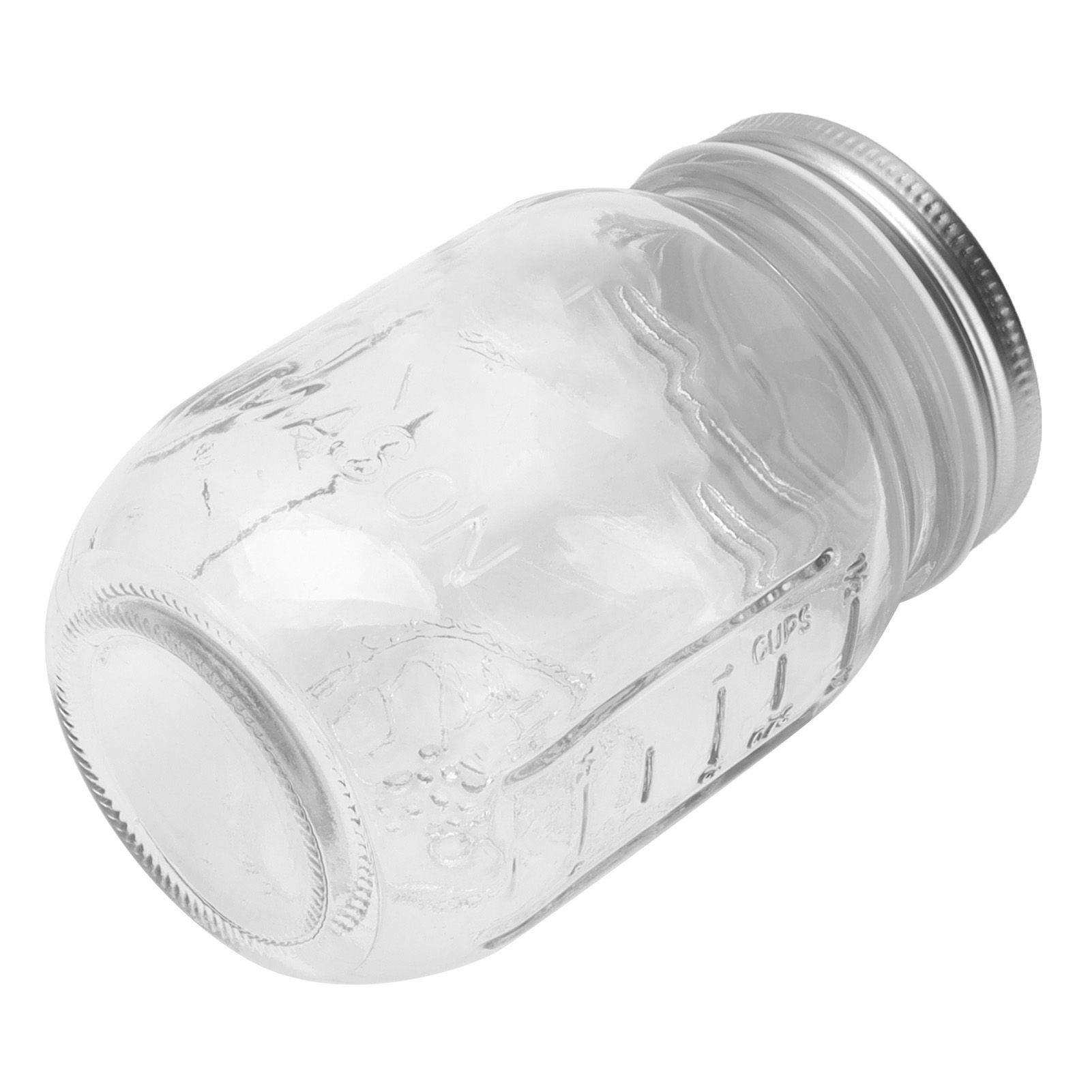 500ml Food Storage Jar Clear Glass Canning Jar with Sealed Lid for Honey Jam view 5