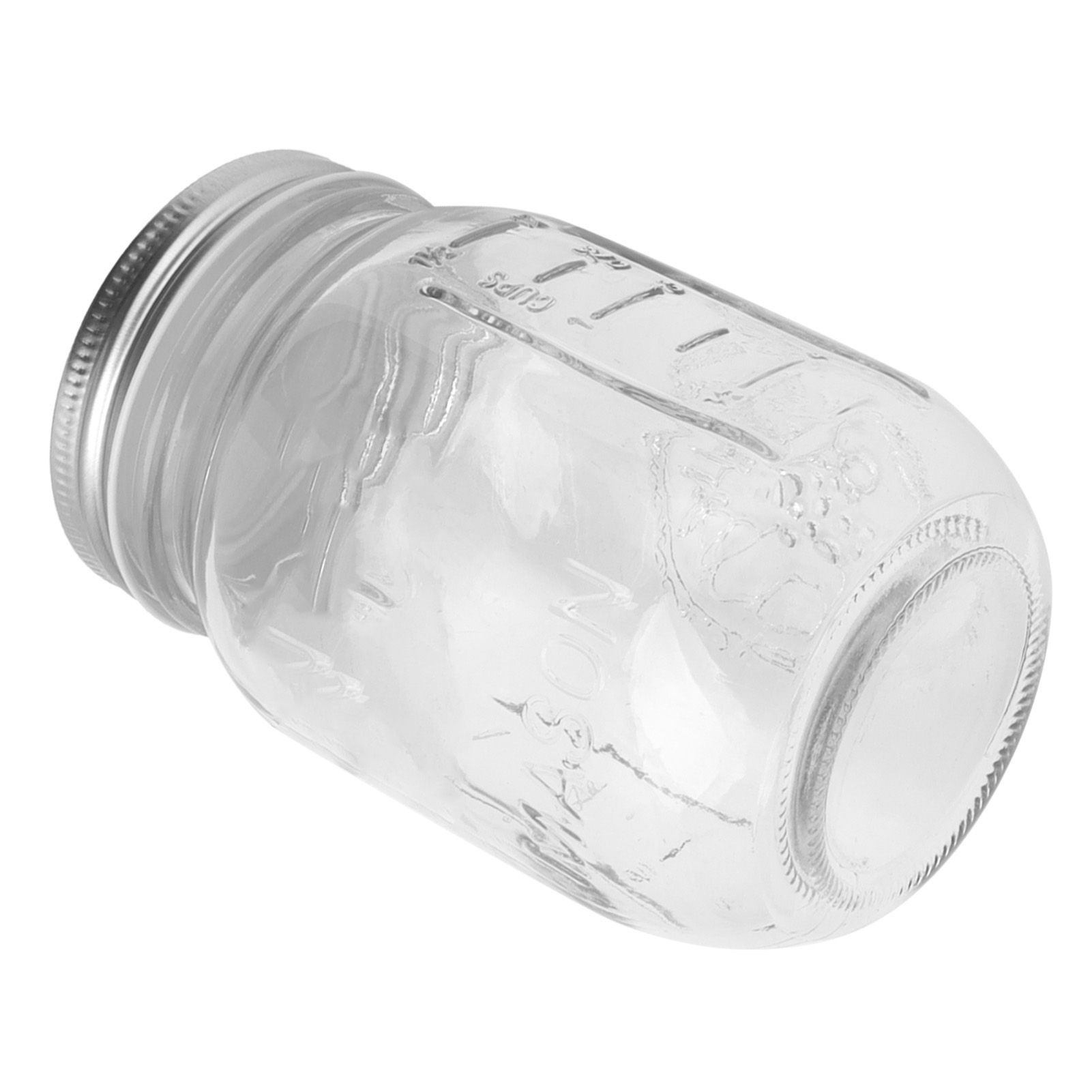 500ml Food Storage Jar Clear Glass Canning Jar with Sealed Lid for Honey Jam view 6